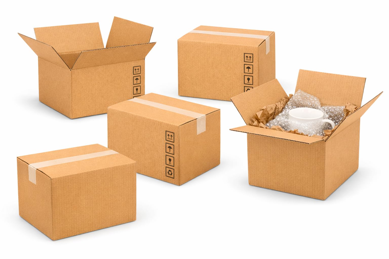 Imballaggi Point Caja de cartón Habana 60 x 40 x 40 cm – Imballaggi Point para envío, mudanza y almacenamiento – Cartón resistente para objetos voluminosos (20)