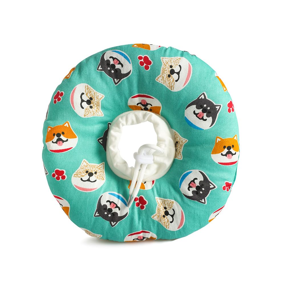 FANSU Recovery Collar for Cat, Recovery Collar Dog Round Donut Adjustable Soft Protective Neck Collar Pet for Puppy Kitten (Dog,S)