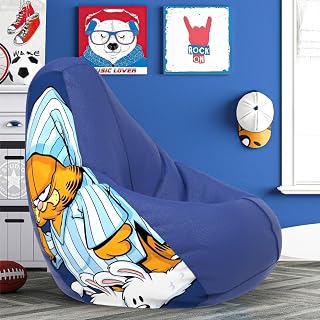 ComfyBean Bag with Beans Filled XL- Official: Garfield Bean Bags - for Kids - Max User Height : 4 Ft. - Weight : 30 Kgs(Mo... Price In India