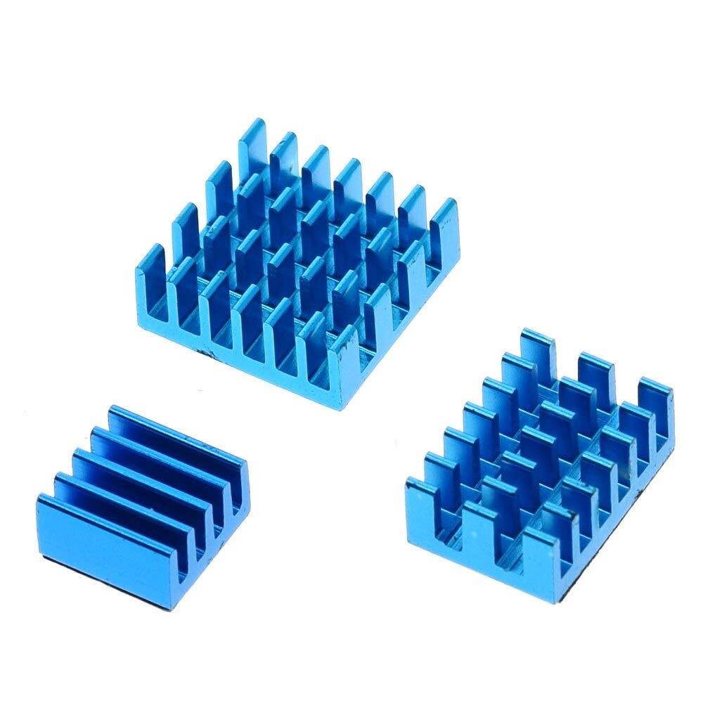 REES52 Rpi PI 4 Heatsink Raspberry Pi 4 Model B Heat Sink 3pcs Raspberry Pi Aluminum Heatsink Radiator Cooling Kit Cooler for Raspberry Pi Color May Vary (B08B4LK22F) Amazon Price History, Amazon Price Tracker