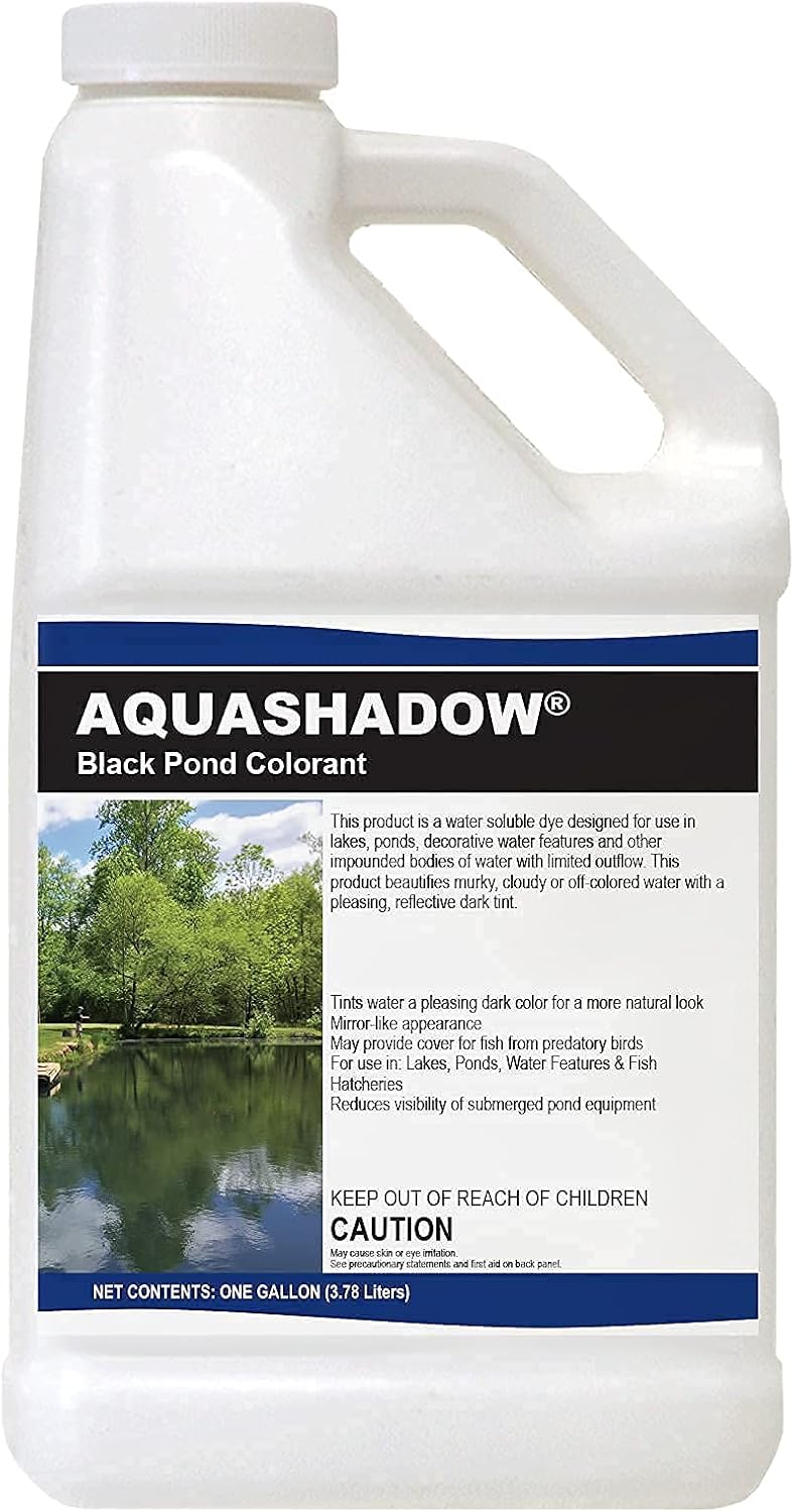 Dual-Action Pond Care Bundle (Black) - Elimate Algae, Limit Harmful UV Rays & Add Deep Color for Enhanced Aesthetics (Cutrine Plus + Aquashadow Black Pond Colorant)