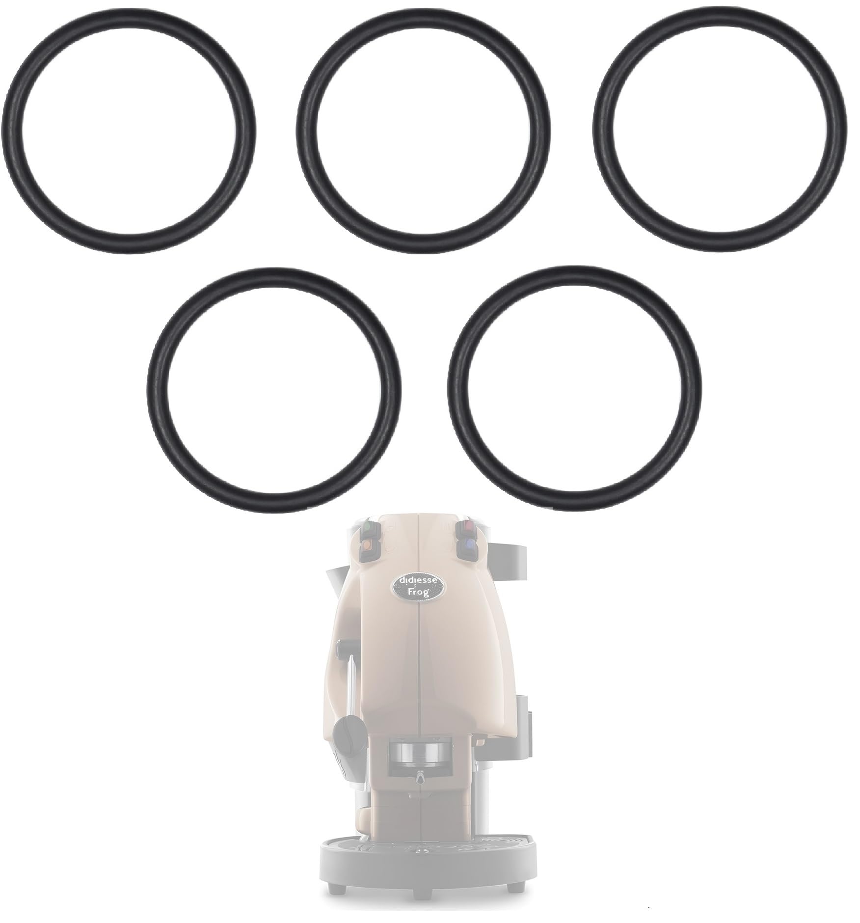 Joints Toriques Machine Café Ese 44mm - Lot De 3 - Compatible