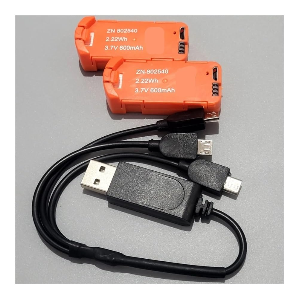 Batterie 3.7V 600mAh avec chargeur USB pour drone XD1 Pro - 3