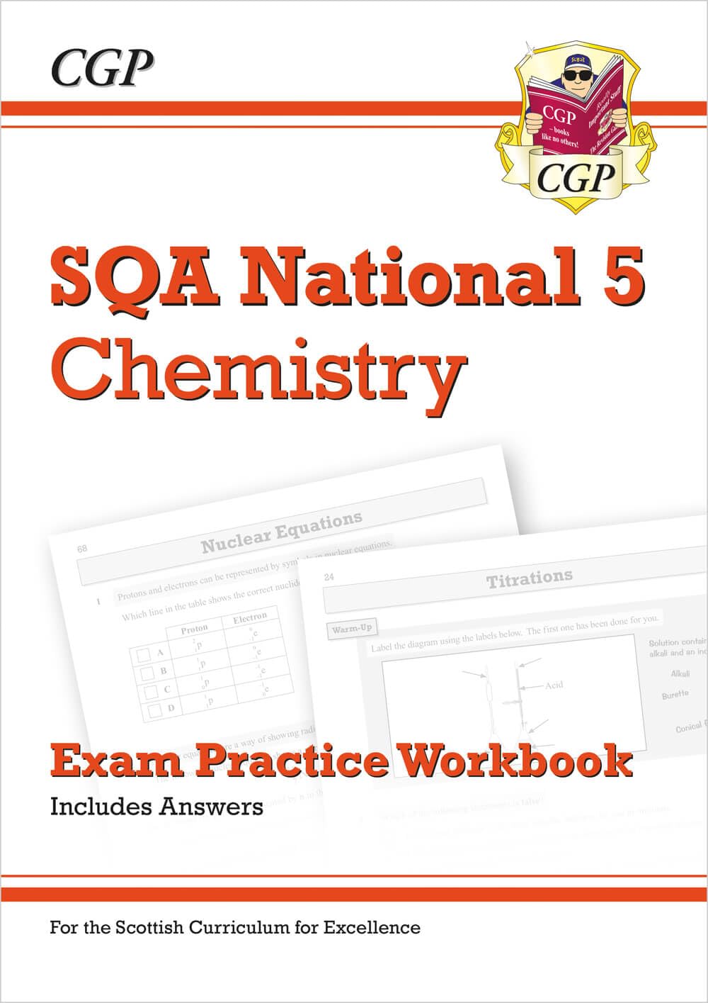 National 5 Chemistry: SQA Exam Practice Workbook - includes Answers by CGP Books