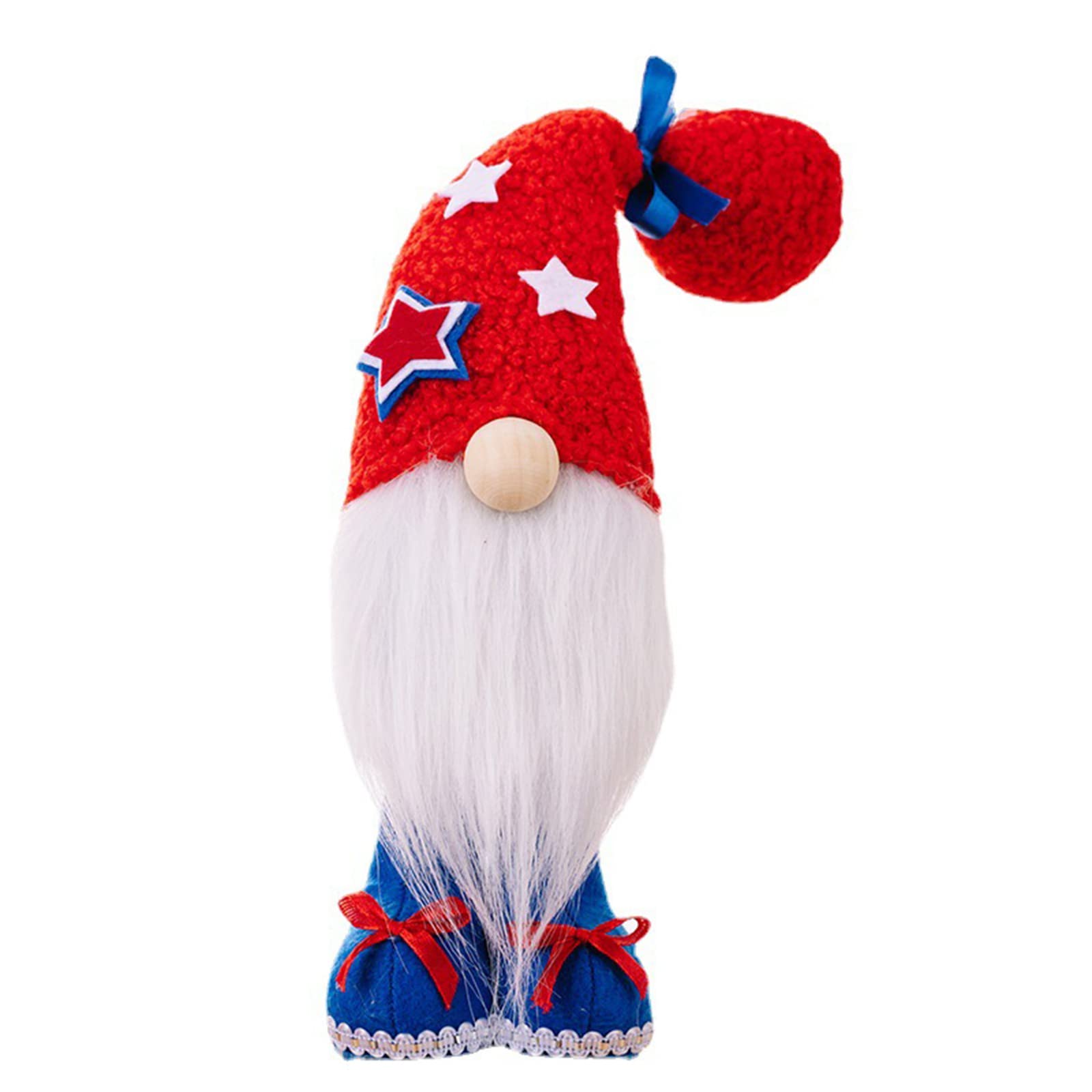 Tsophreniq Independence Day Decoration Gnomes Veterans Day Patriotic 4th of July Gift Kitchen Tiered Tray Ornaments Patriotic Outdoor