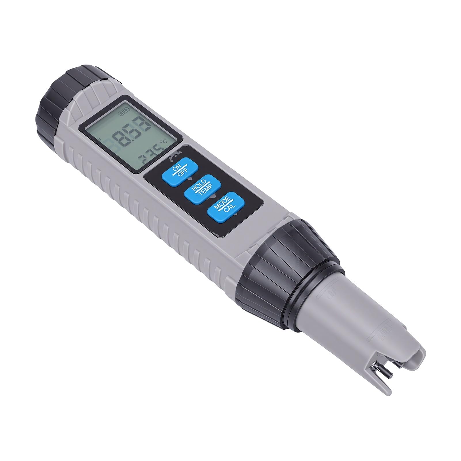 YUYTE Wasserqualitätstester 8 in 1 Salinität PH EC Messgerät Stift