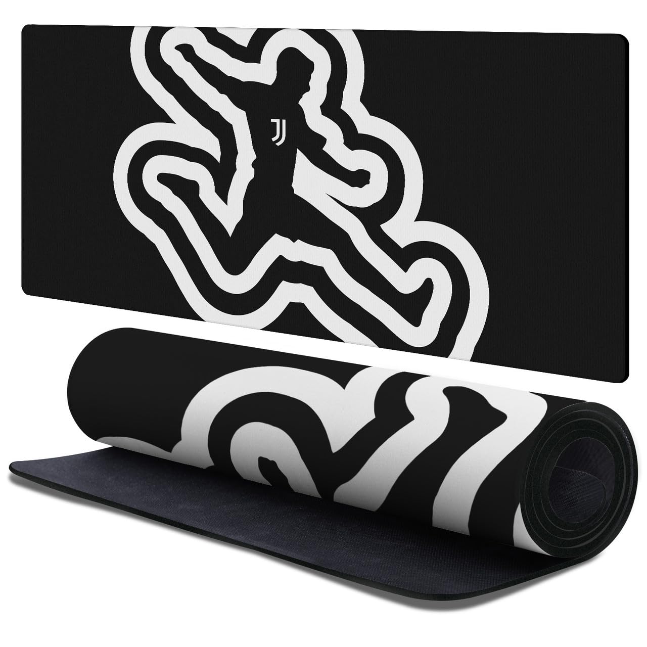 Head Case Designs Officially Licensed Juventus Football Club Graphics Crest Logo 37.4 x 15.75 x 0.16 inches (900 x 400 mm) - XL Gaming Office Desk PC Keyboard Mouse Mat Pad