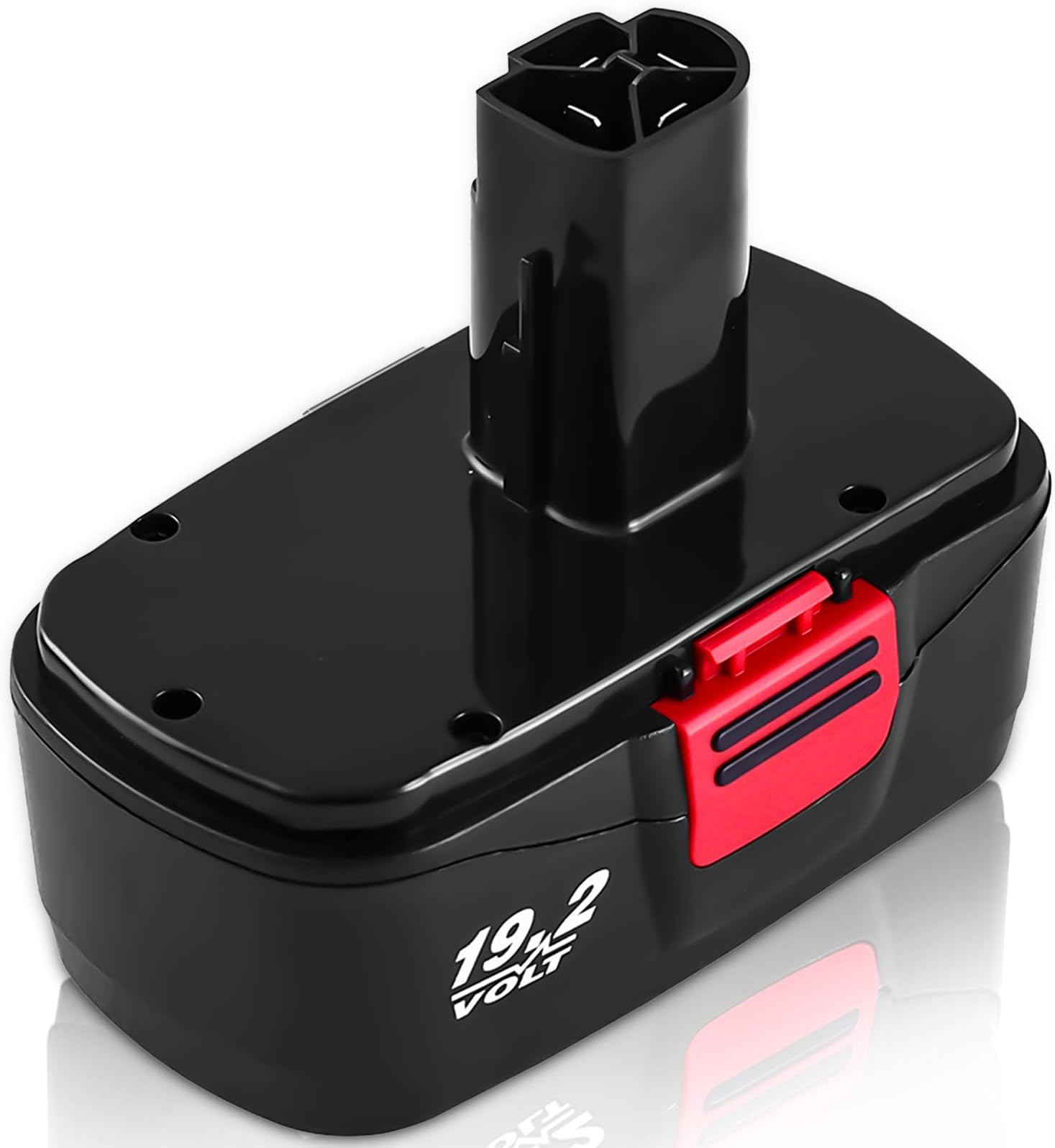 Dosctt 6000mAh Lithium ion 20V CMCB206 Battery Compatible with Craftsman V20 Volt Battery CMCB206 CMCB204 CMCB204-2 CMCB209 CMCB202 CMCB202-2(Black)