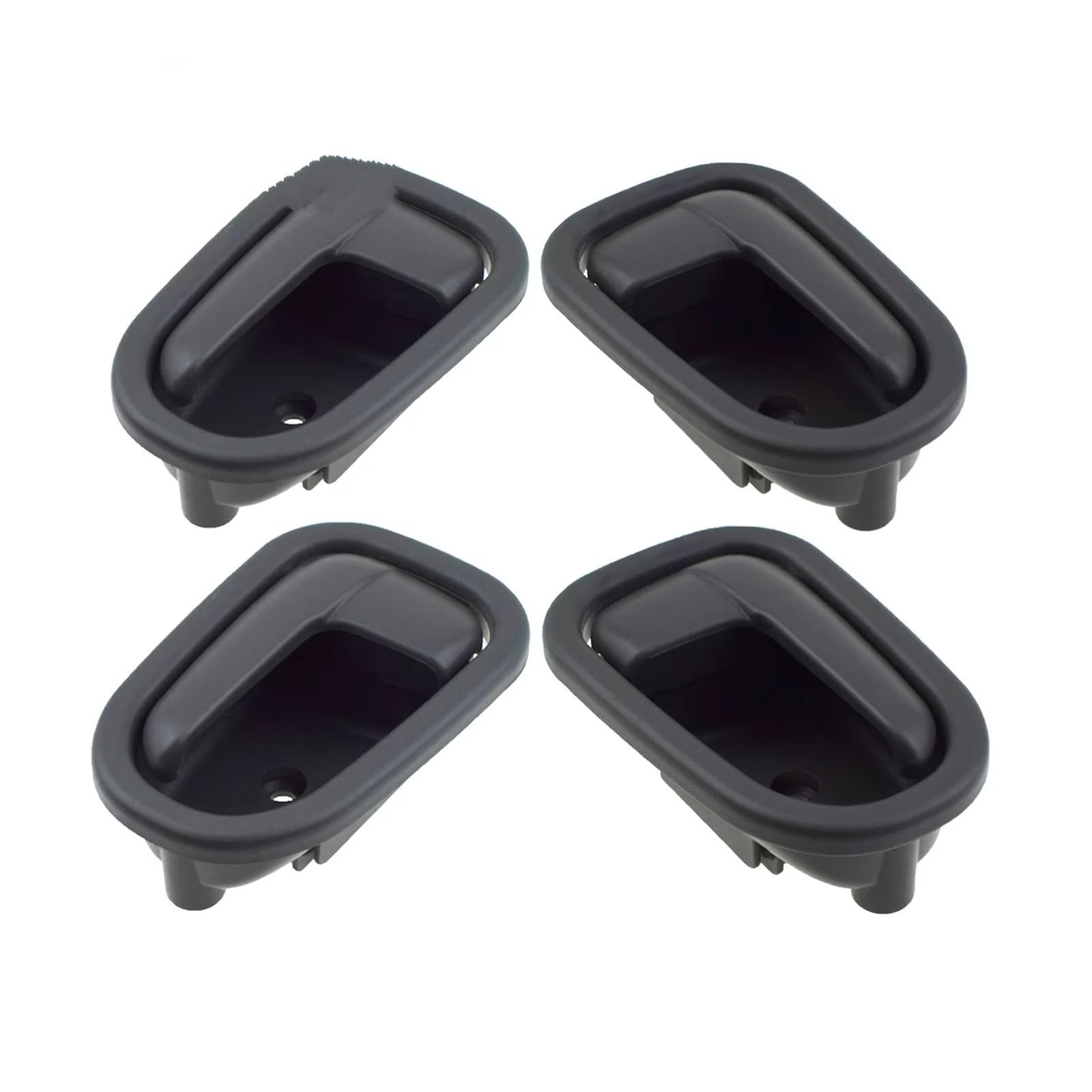 Lolhoikilm A Set(4 Pcs) Interior Inner Door Handle For Kia For Sportage 1995-1999 For Pregio Van Gray Interior Door Handle Ok0185833061 Ok0185933061 Handle Trim