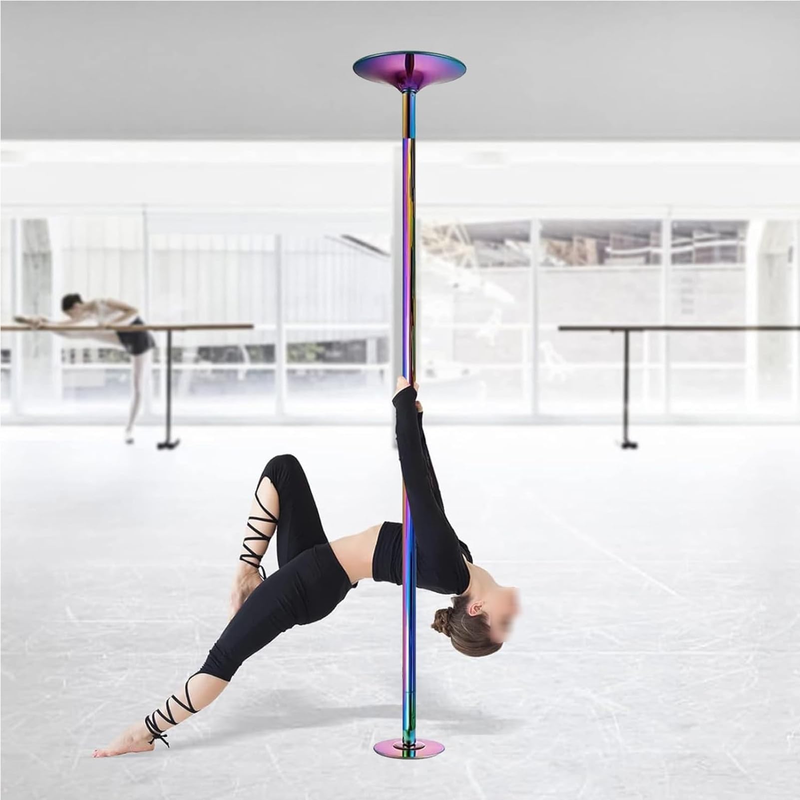 Barre de danse rotative et statique haut de gamme pour studio à la maison