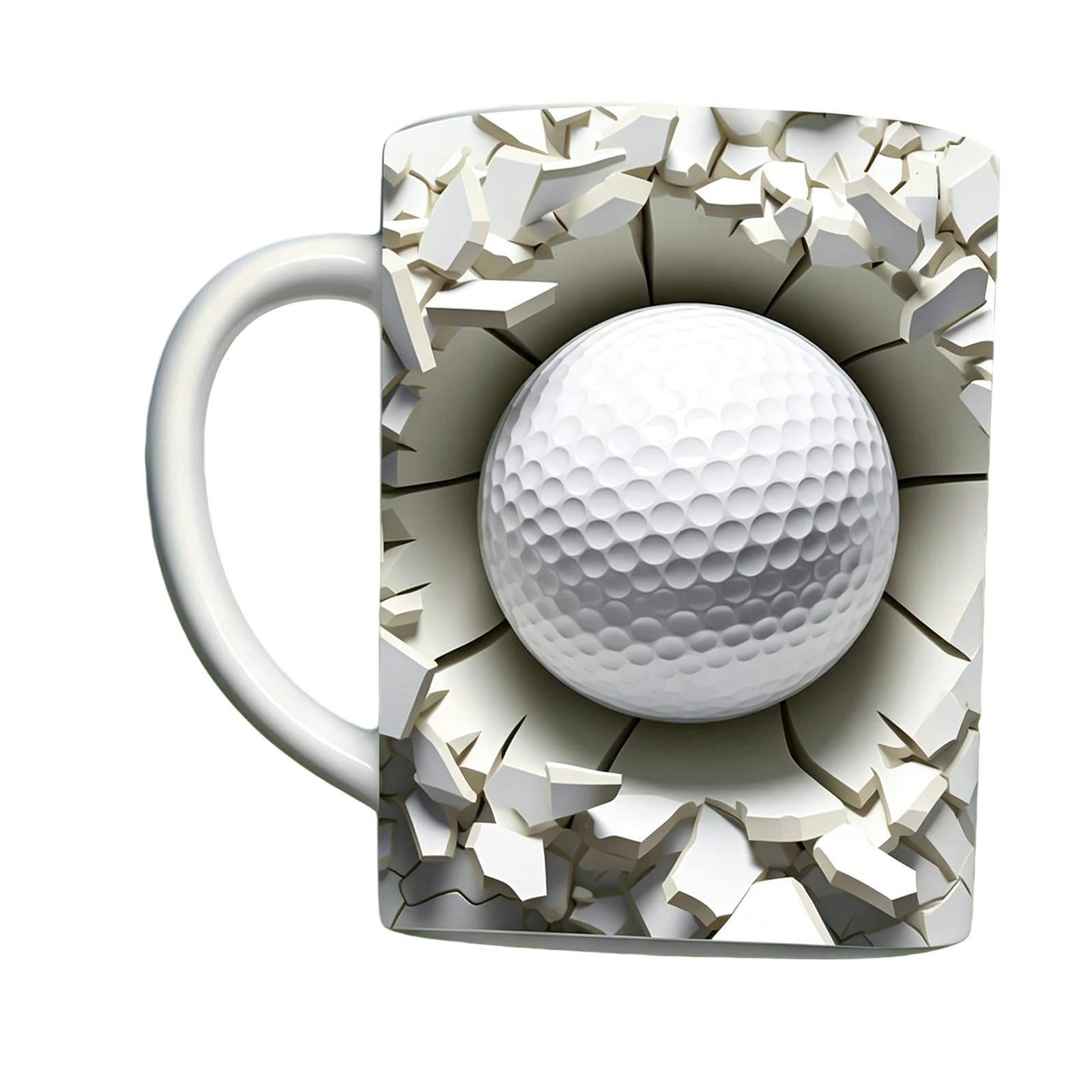 Xinsheinelry Beverage Cup Coffee Drinking Mug with Comfortable Grip Easy to Clean and Dishwasher Safe Drinkware Sport Earthenware Cup