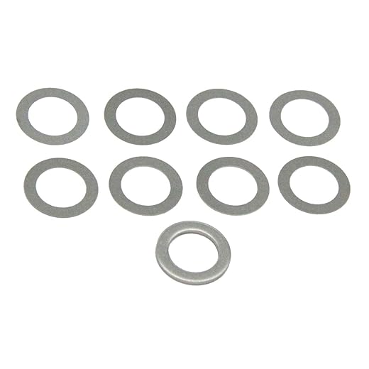1/2 x 28 Barrel Shim Muzzle Brake Alignment Shims Kit 223 556 5.56 Indexing Stainless (9 Pieces)