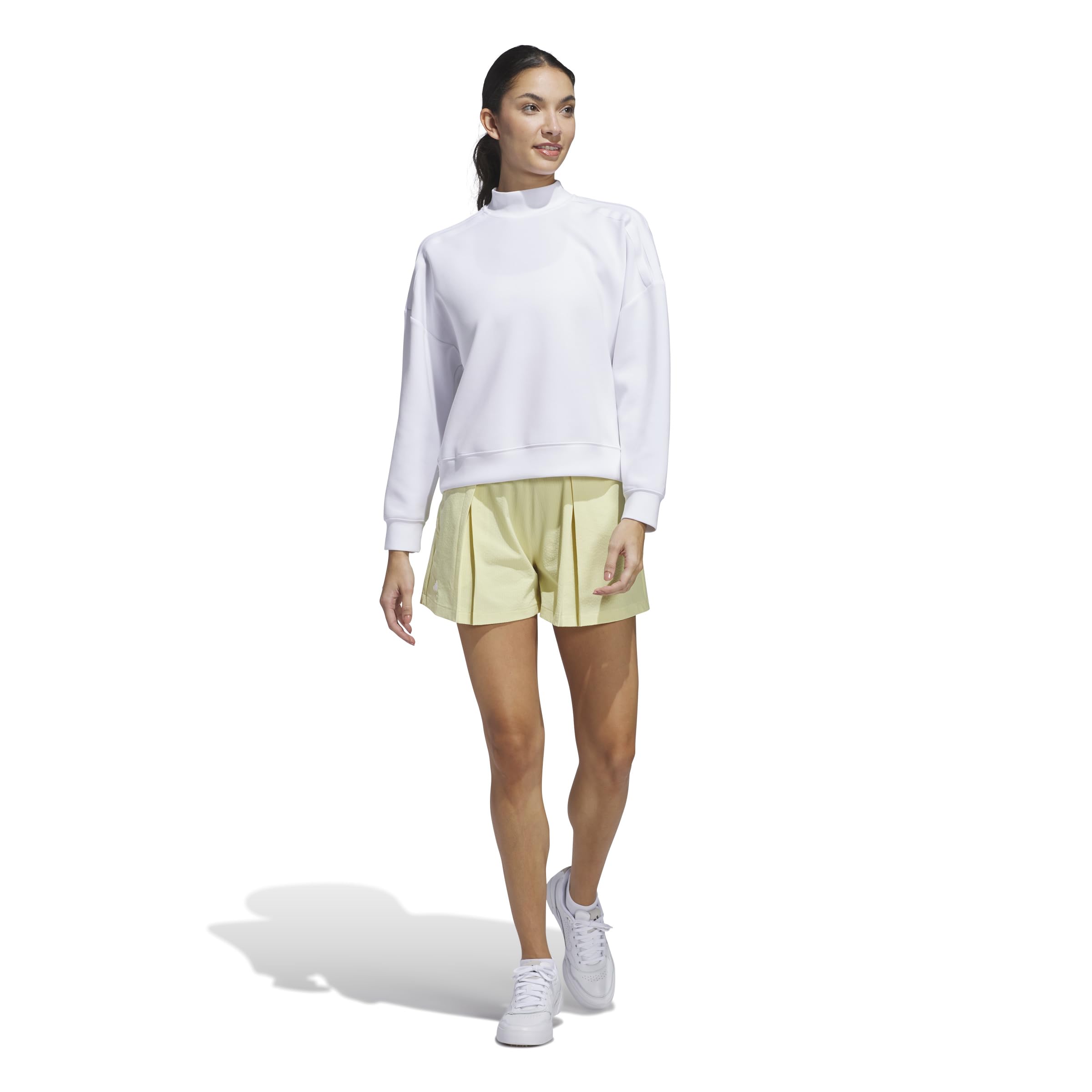 adidas Damski sweter Beyond Spacer Mock Layering Top (5 sztuk), biały, XL