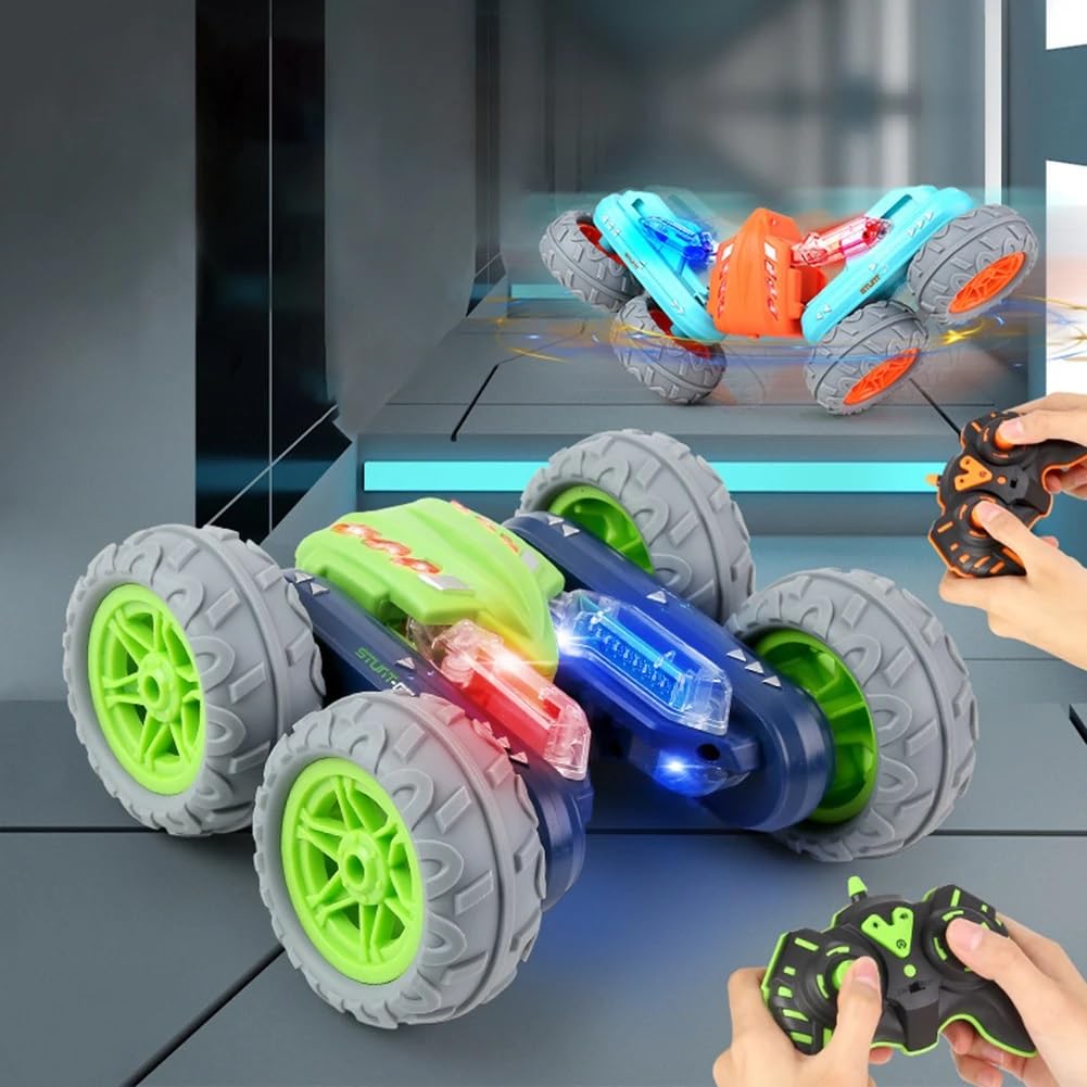 Toyshine Hologram Remote Control Car Stunt RC Cars, 2.4Ghz with Double Sided 360 Flips, 4WD Off Road Drift RC Race Car Toy Stunt Toys for Kids Boys Girls Birthday - Green (B0DCJR87YG) Amazon Price History, Amazon Price Tracker