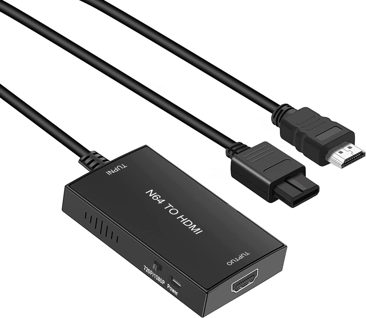 SunimDHi N64 auf HDMI Konverter mit HDMI Kabel, N64 auf HDMI Adapter