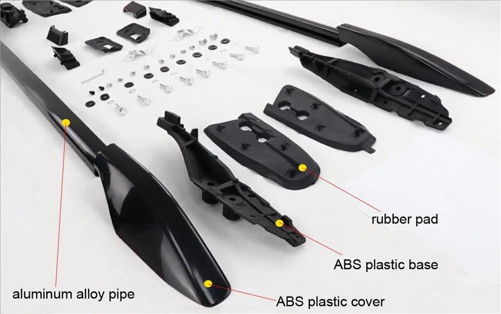 Barras Techo Coche Barra De Techo, Riel, Portaequipajes para Toyota para Land para Cruiser para Prado 120 Corto 3 Puertas 2003 2004 2005 2006 2007 2008 2009 Techo Portaequipajes