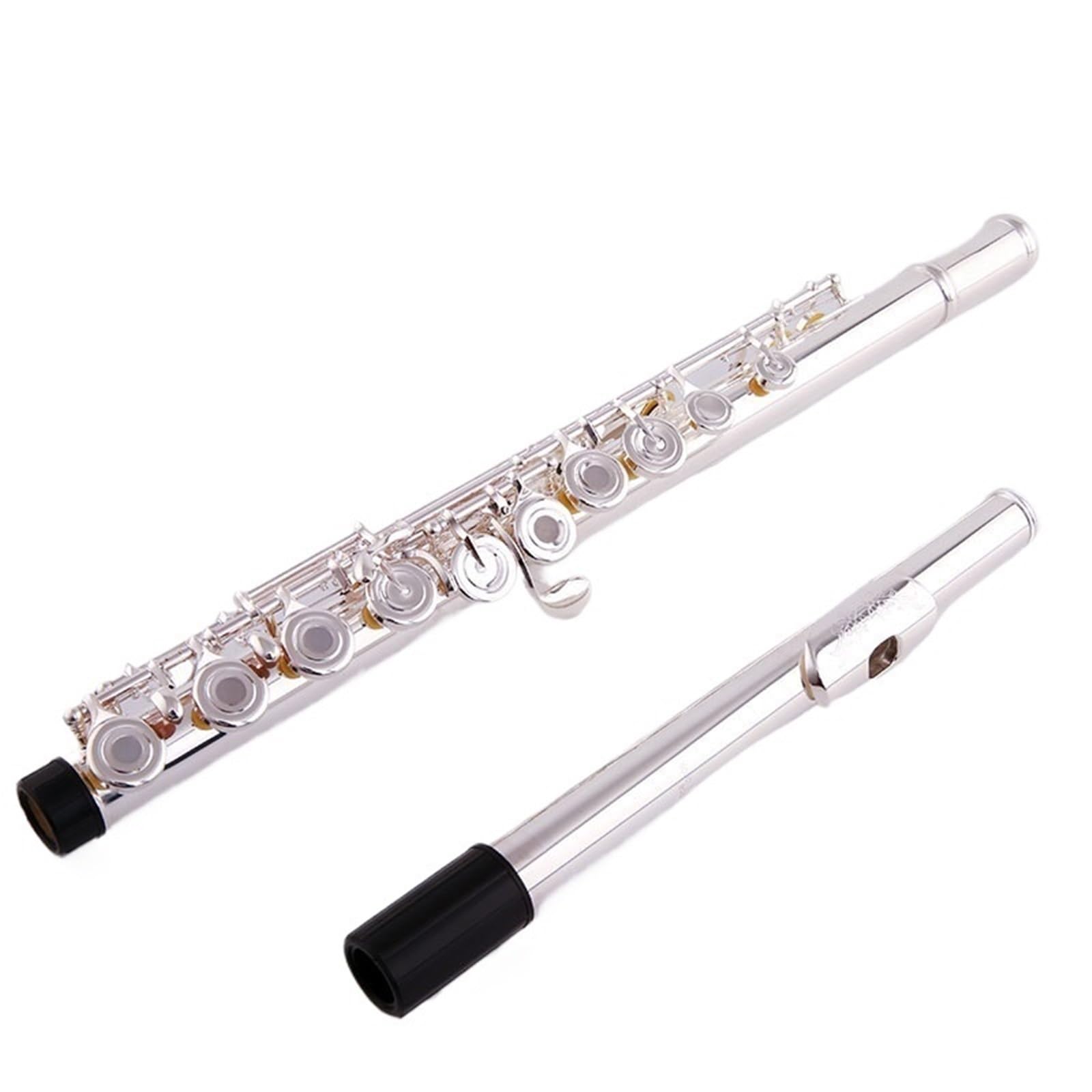 Flauto Da Studente Flauto Strumento In Argento 17 Fori Aperti(925 silver material)