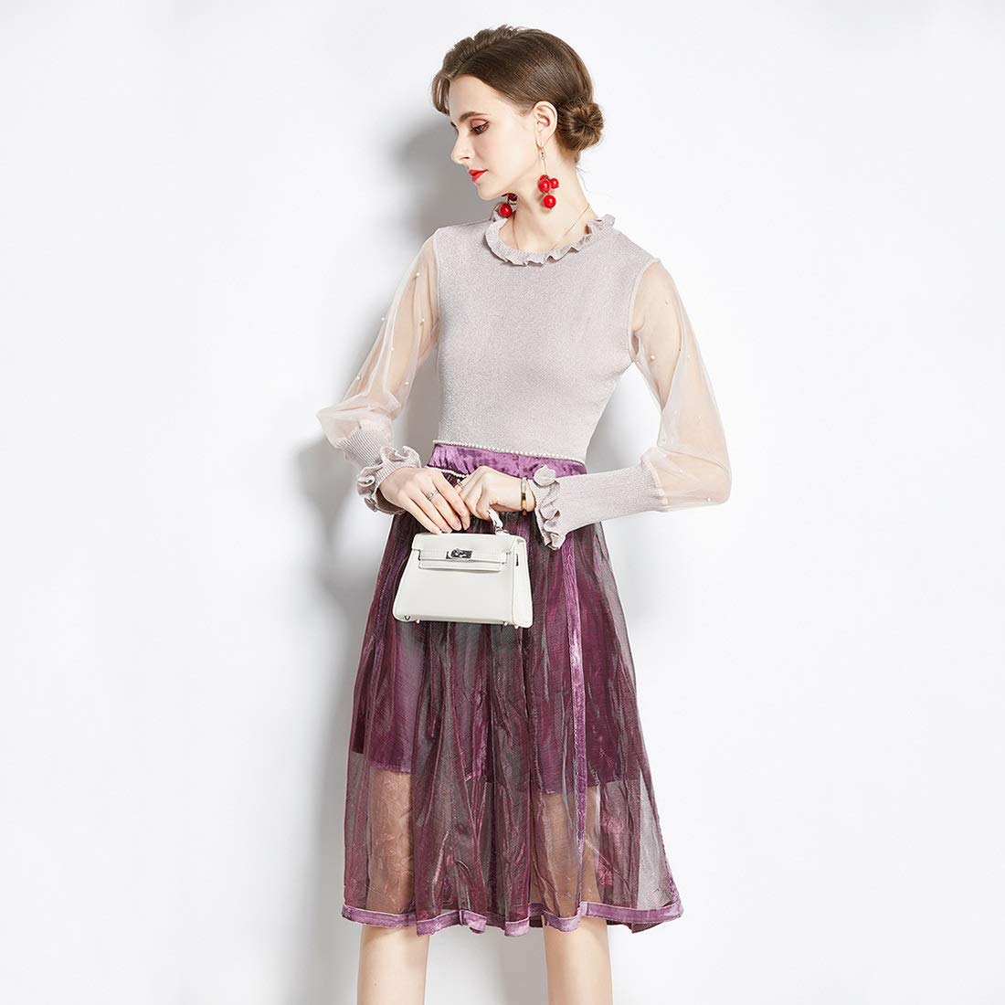 Amazon.co.jp: 新しいです 明るいシルクステッチビーズトップ+  