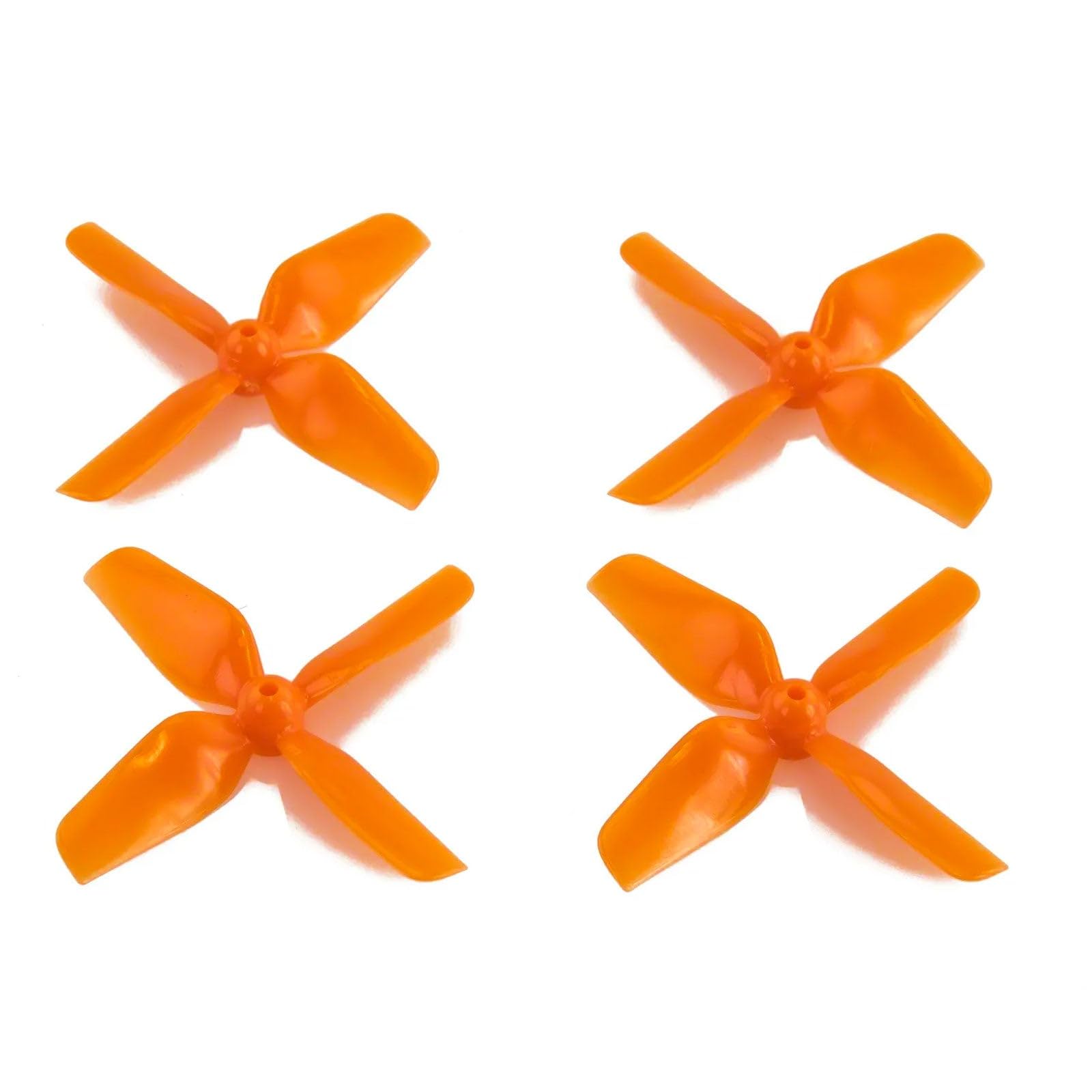 12pcs HQProp 1.6x1.6x4 40mm Propeller Set 1mm Shaft (6X CW / 6X CCW) (Orange)