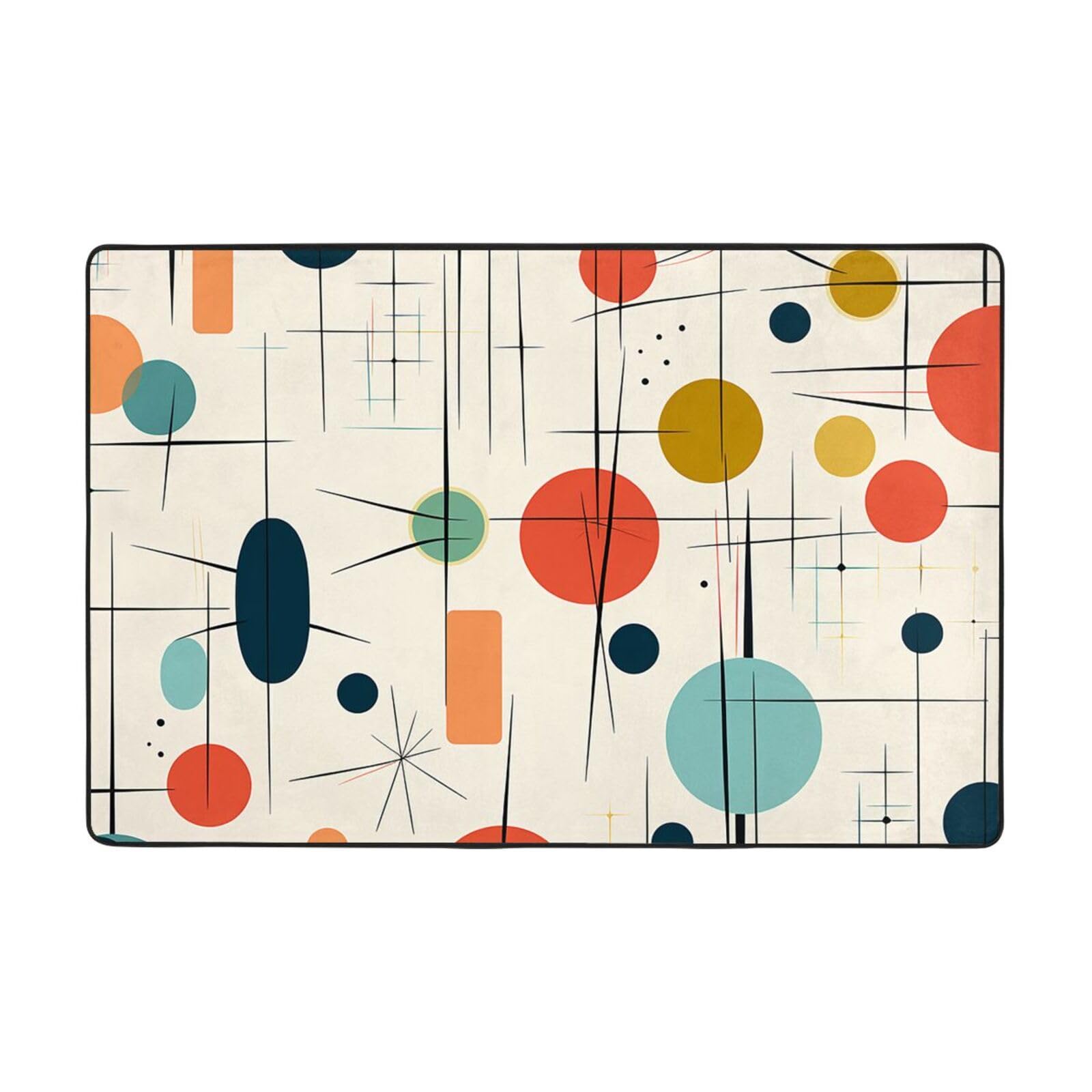Tapis de salon moderne lavable en peluche courte pour dortoir et chambre