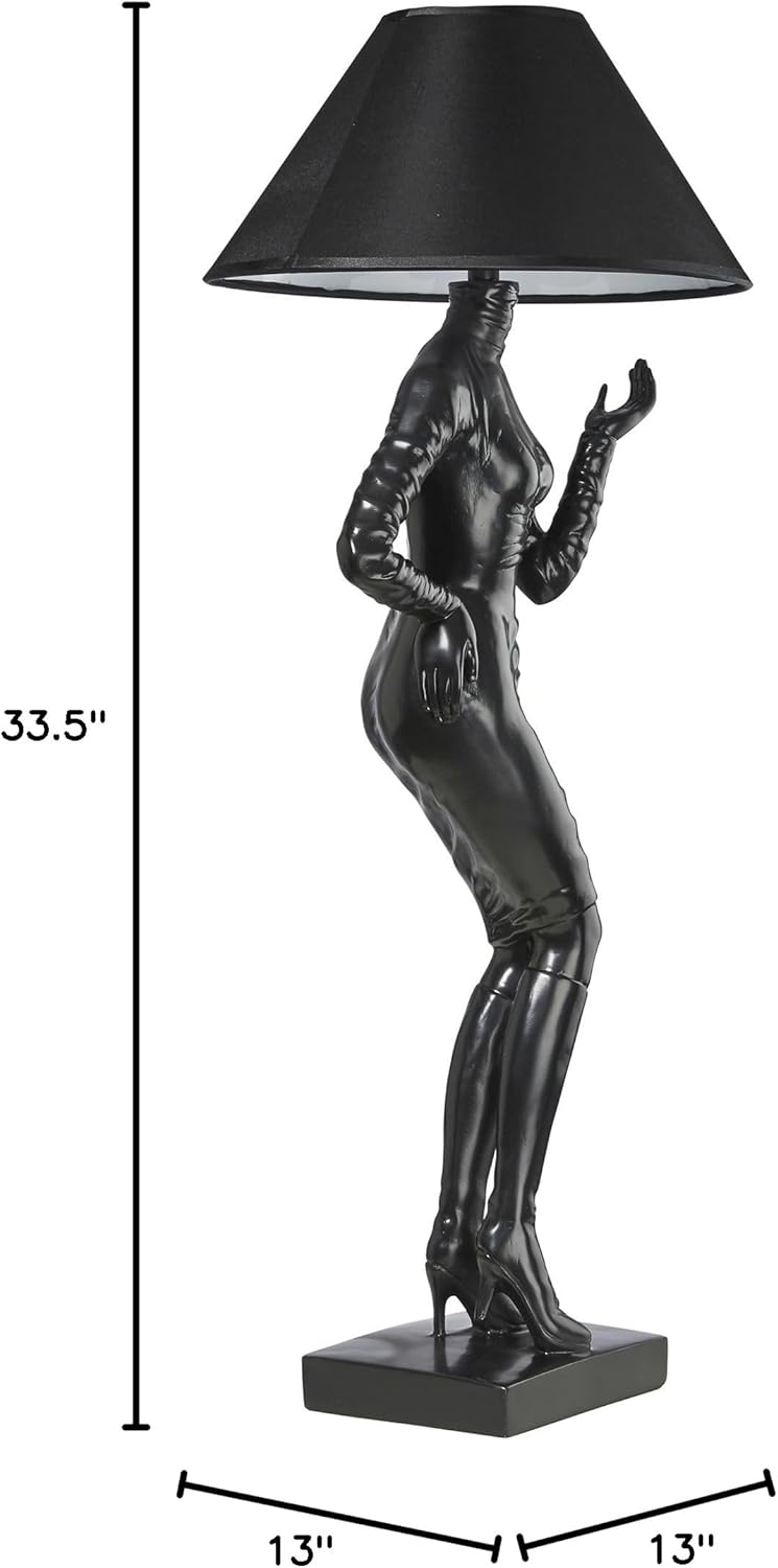 Dimensions of Mademoiselle Haute Couture Table Lamp