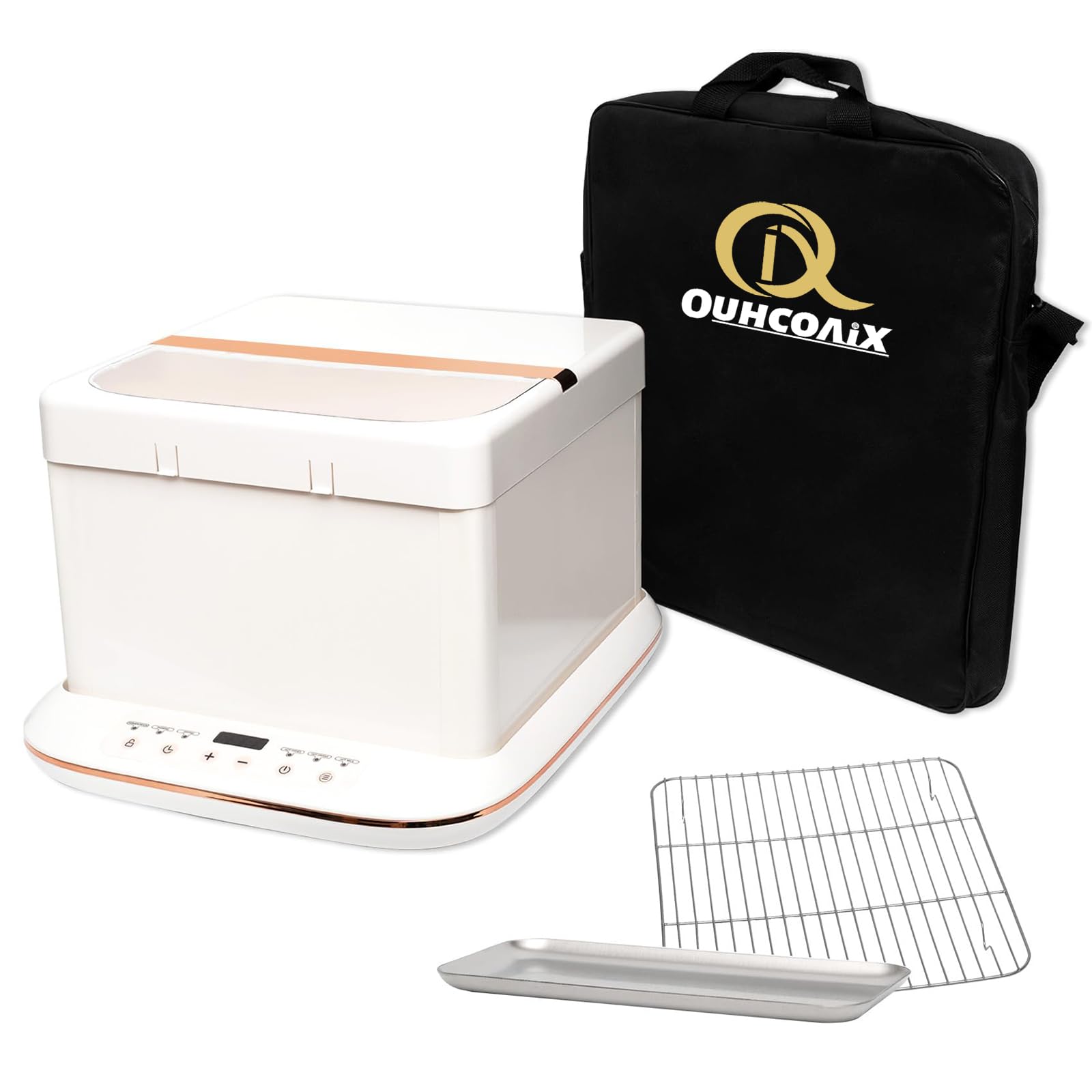 Folding Proofer Bread Proofing Box Slow Cooker with 32-248 Temp Control 10 H Timer Proofing Box for Sourdough