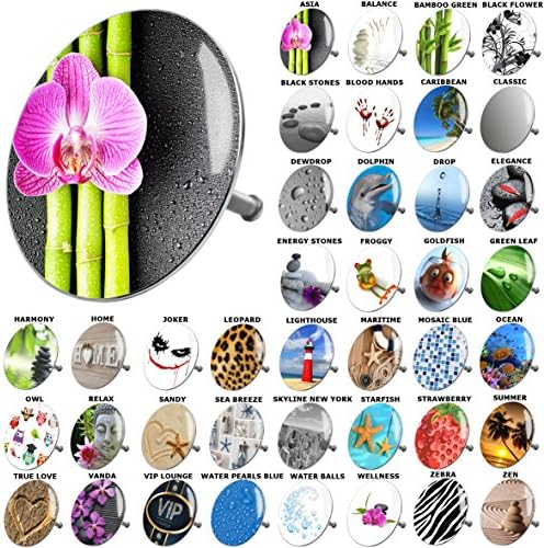Bathtub Plug | Wide Choice of Colorful Bathtub Plugs | Easy to Insert Into the Bathtub (Starfish)