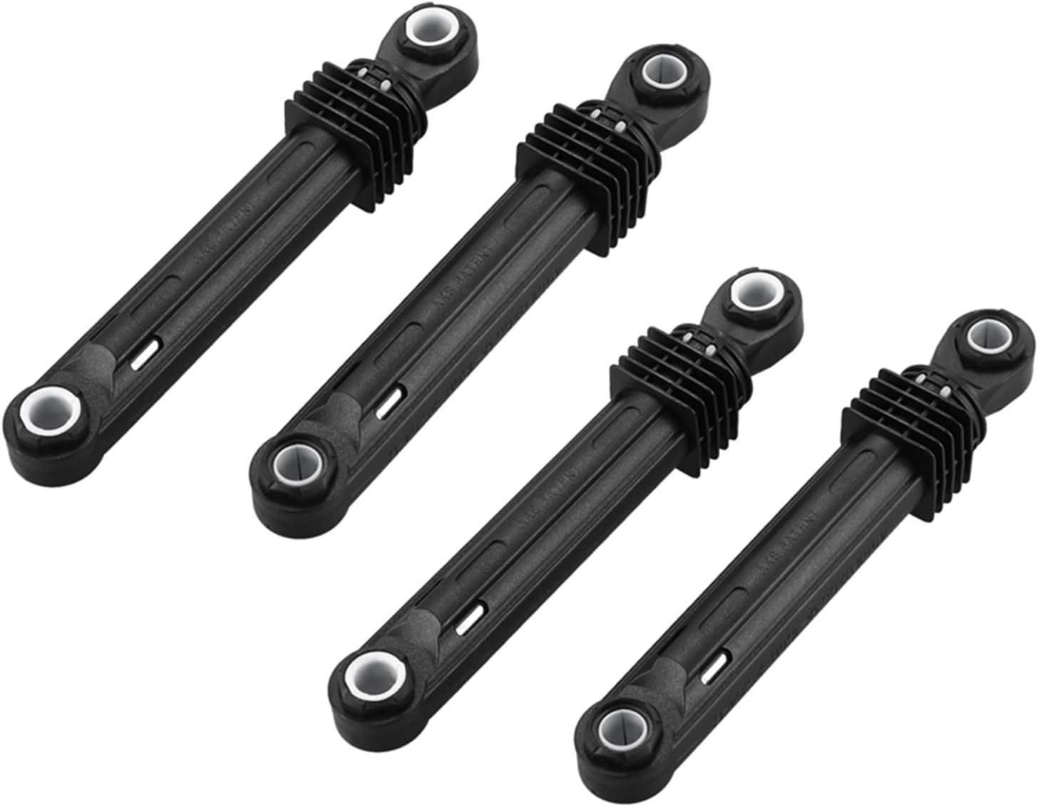 Wash Machine Accessories，Compatible for LG，4 Pcs 100N，Washing Machine Shock Absorber Washer Front Load Part Black Plastic Shell Home Appliances Accessories