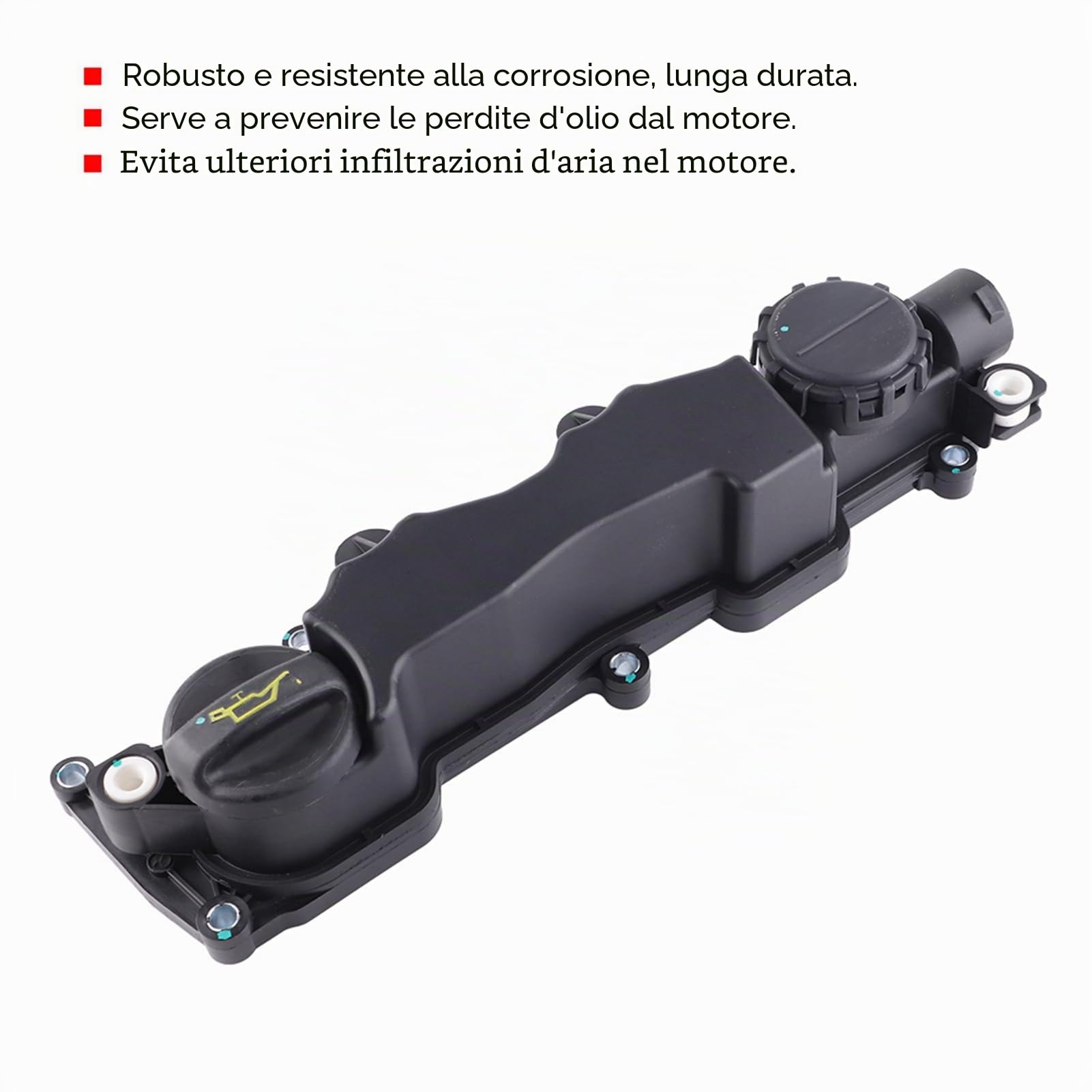 Coperchio Valvola Testata Cilindro Aramox, Coperchio Bilancieri e Guarnizione Adatto per 1.6 HDI C2 C3 C4 0248L1