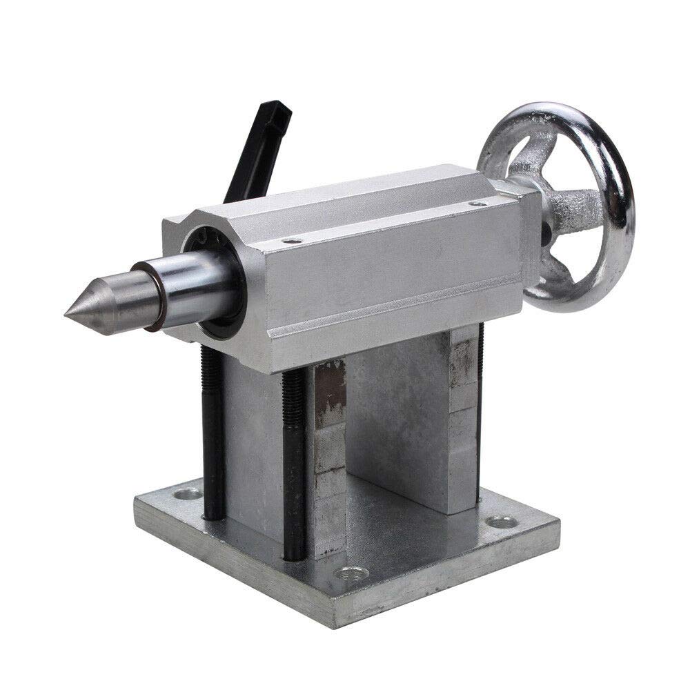 Torno de Madera Manual con contrapunto de Altura Central de 92 mm para fresadora A, máquina de Grabado CNC de 4 Ejes