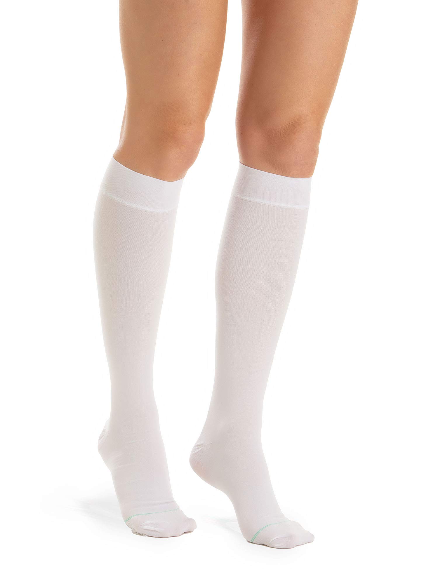 Relaxsan Antiembolism M2350A (2 works - White, M) Anti-embolism knee high socks with inspection hole - K1-18-23 mmHg - Image 3