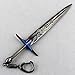 Optimus Prime Metal Weapons Swords Model Keychain