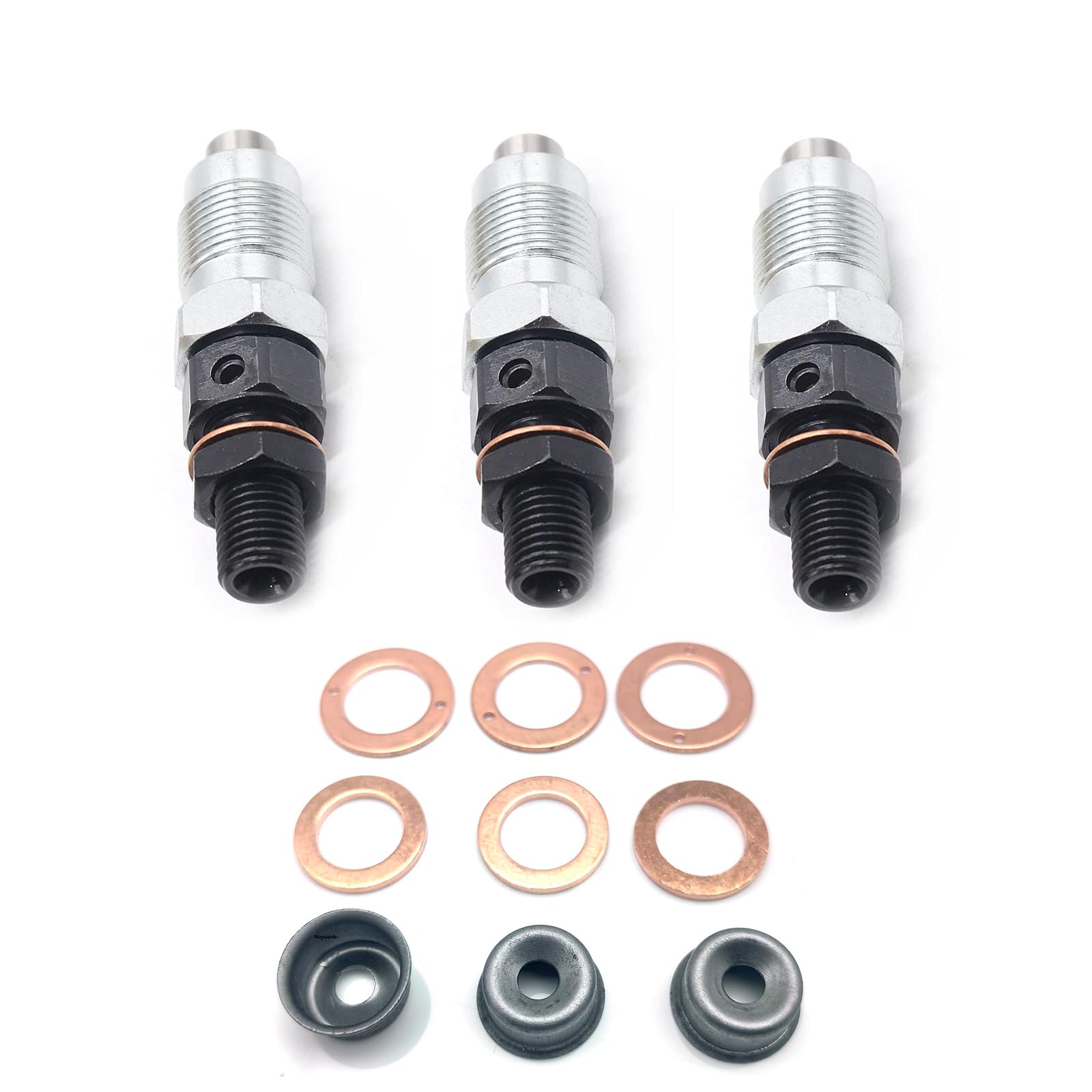 Amazon.com: Nayuank new 3 pcs Galvanized Fuel Injectors 16851
