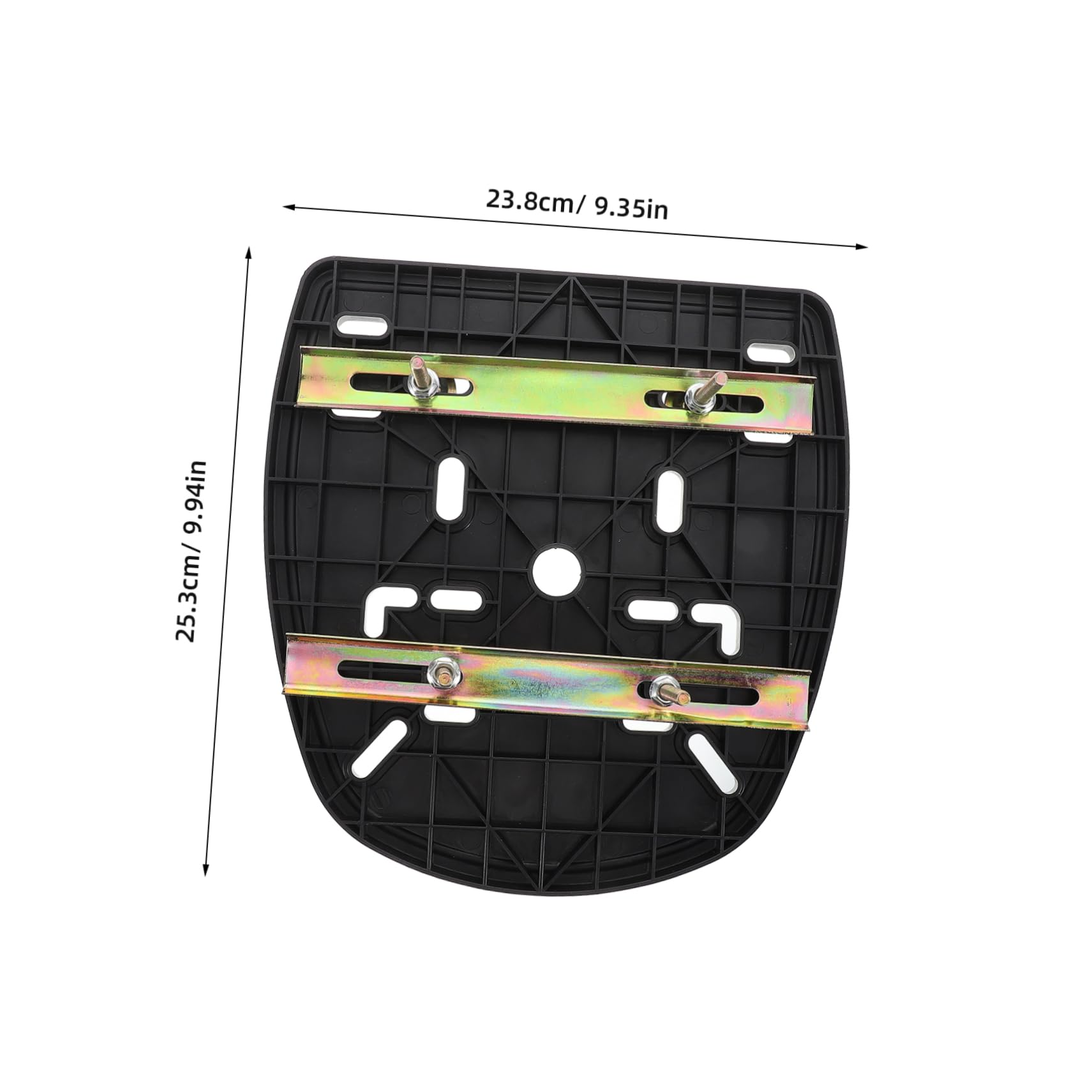 Placa Base Tornillos Fijos para para Caja Trasera de Motocicleta Diseño Reforzado y Tiras Antideslizantes Soporte Resistente y Seguro