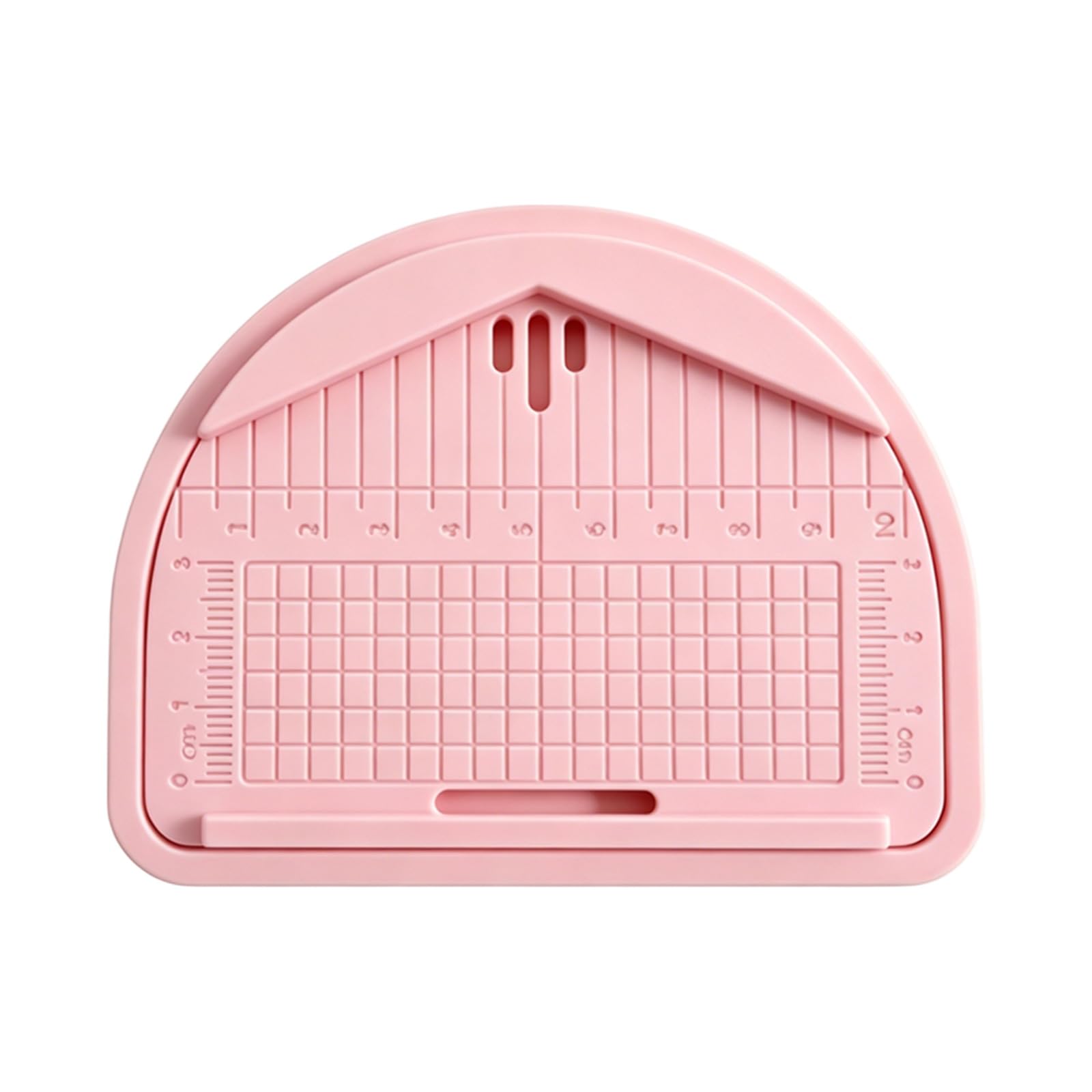 BWANGIAO Clay Earring Hole Guide Board, Jewelry Layout Tool With Ruler Lines and Debris Tray for Handmade Jewelry Makers