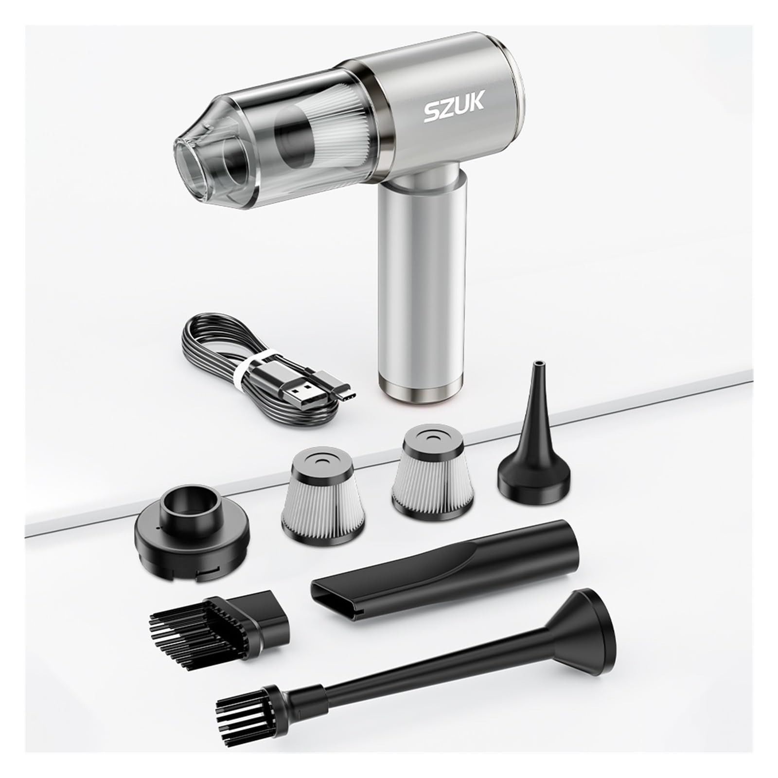 【購入者決定しました★】掃除機  コードレス　90000PA Amazon | SZUK 車用掃除機 90000PA 強力ワイヤレスハンドヘルド掃除機