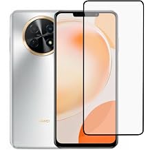 Microcase Huawei Nova Y91 Tam Kaplayan  er eveli Tempered Ekran Koruyucu - Siyah AL3276
