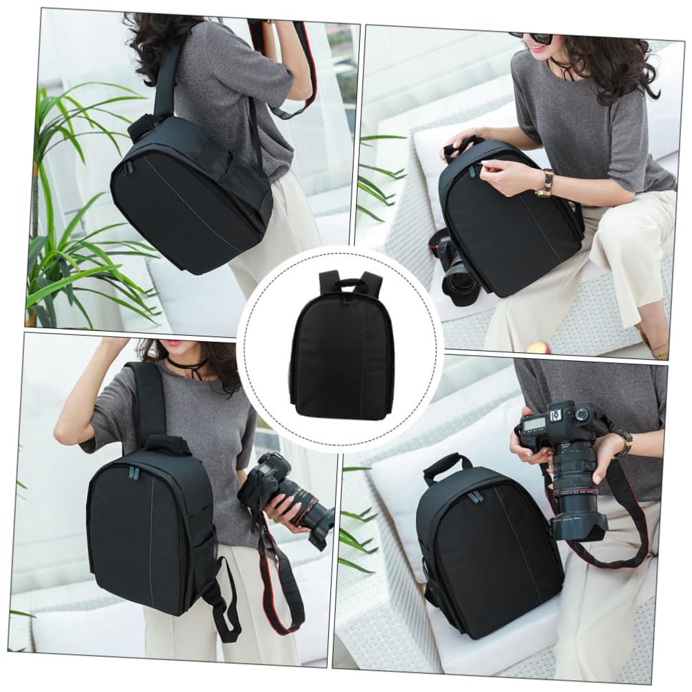 Alipis Zaino per Fotocamera DSLR Custodia Accessori e Supporto Treppiede Borsa da Viaggio Resistente a Urti e Sporco per Escursioni Spiaggia e Uso Quotidiano