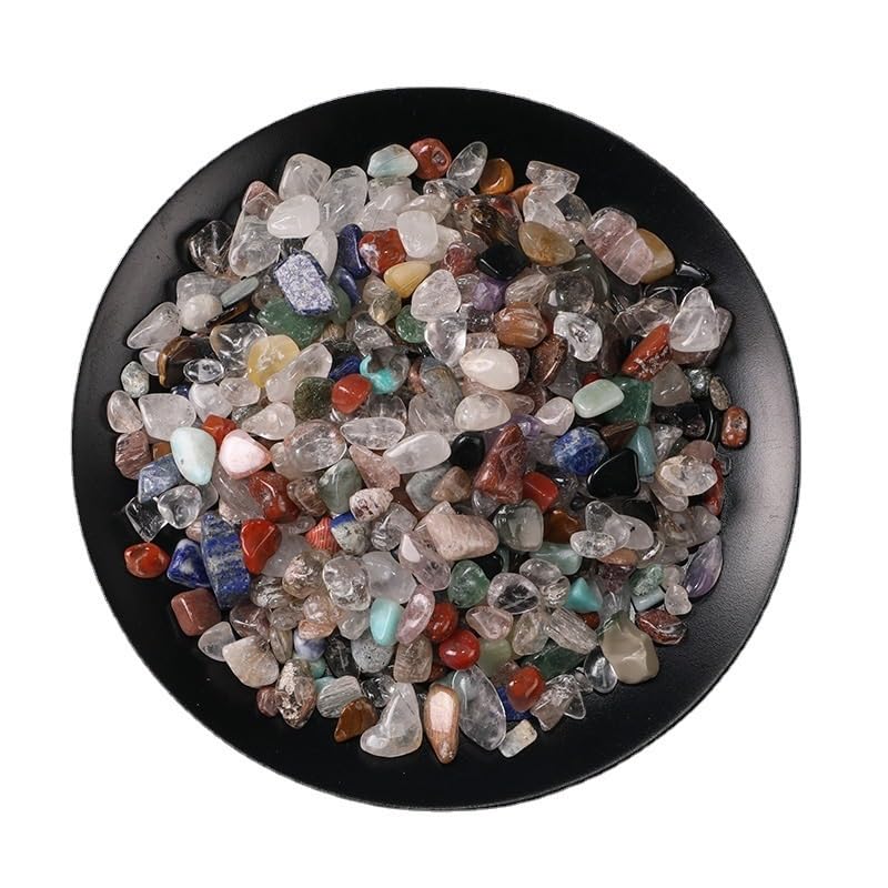 Dekorative Steine, Kristallkies for Aquarium-Landschafts-Buddha-Dekor, Mehrfarbig, mehrere Größen(7-9mm1000g)
