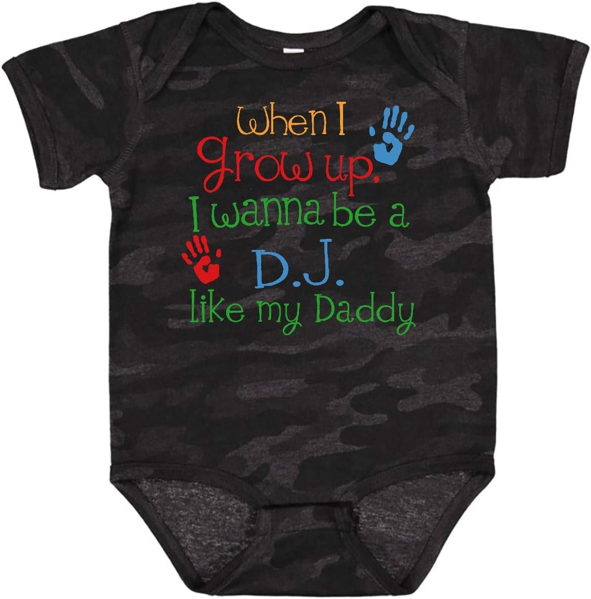 inktastic Dj Like Daddy Baby Bodysuit