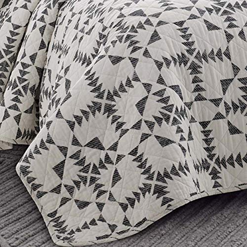 Eddie Bauer - Twin Quilt Set, Reversible Cotton Bedding With Matching Sham, Lightweight Home Decor For All Seasons (Arrowhead Charcoal, Twin) #TOP2