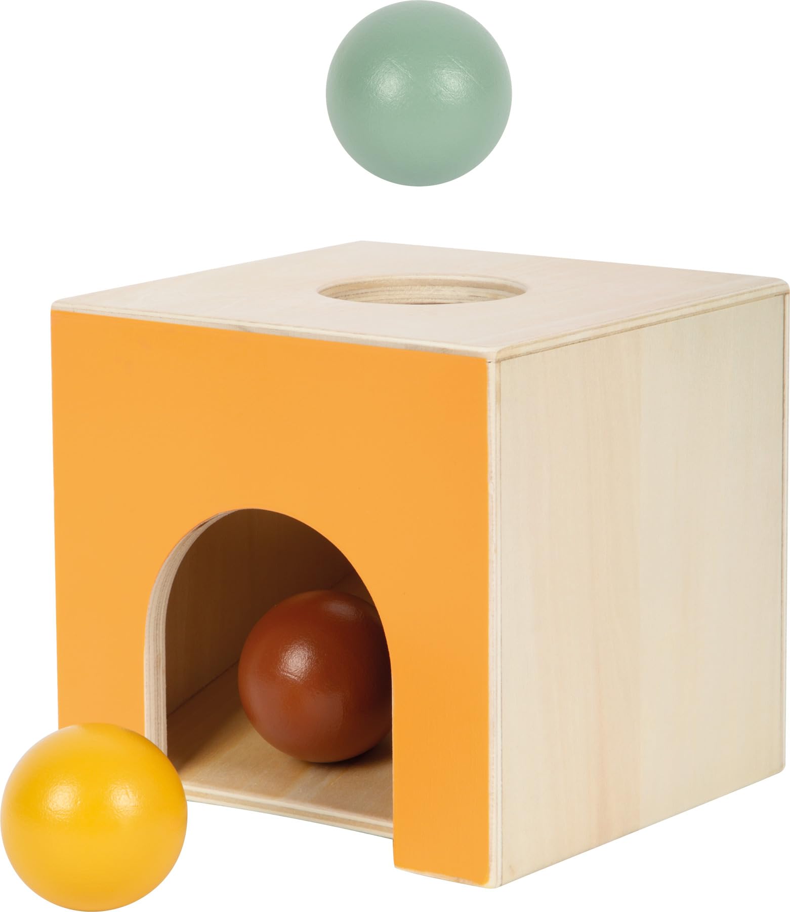 Small Foot Jeu de Boules Montessori en Bois certifié FSC 100%, à partir de 1 an, 12744