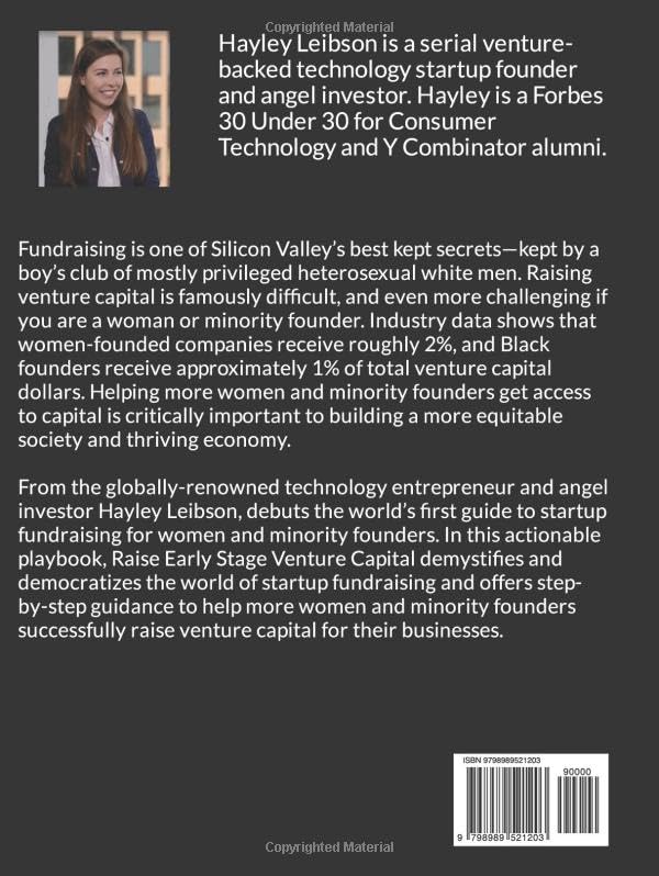 Raise Early Stage Venture Capital: The First Guide to Startup Fundraising for Women and Minority Founders - Image 2