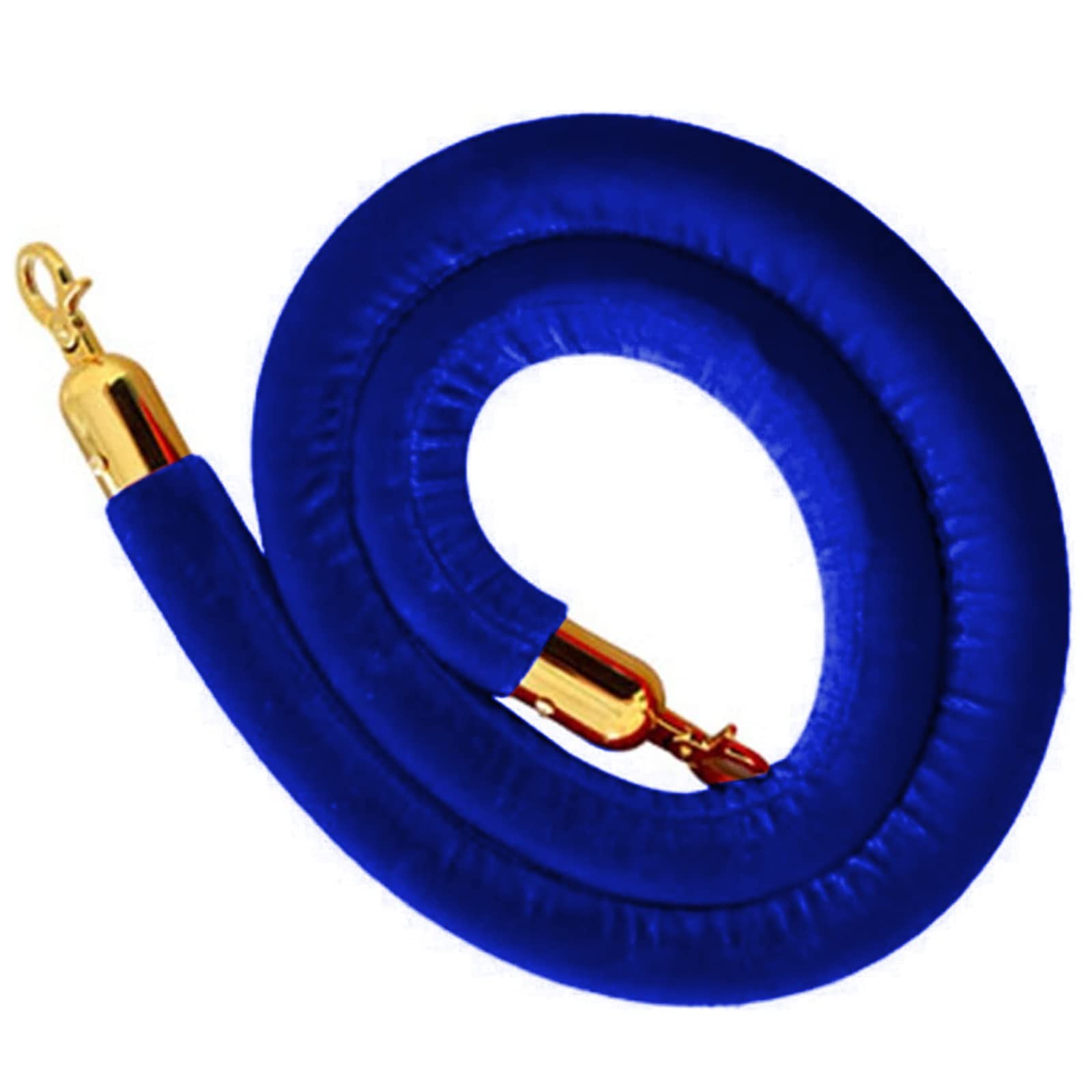 Guardrail rope， Industrial VIP Stanchion Queue Barriers Rope, Restaurants Hotels Crowd Control, for Movie Theaters Grand Openings/(Blue,Length 0.6M/2Ft/24In)