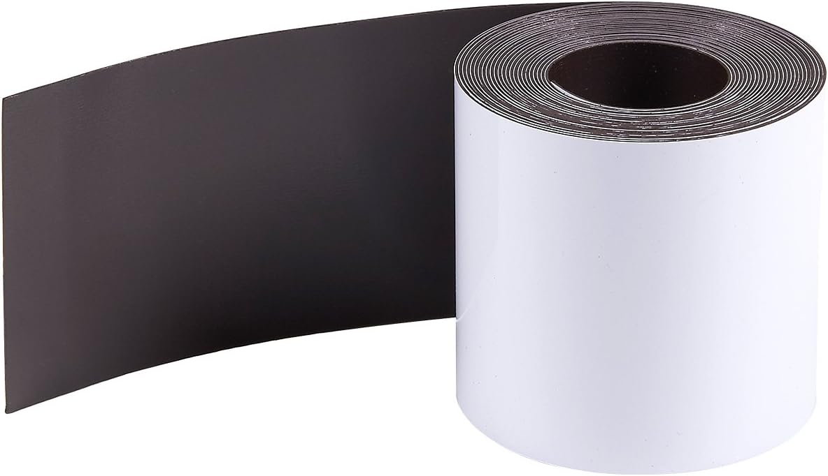 Magnetic Tape Roll - Rewritable Magnetic Dry Erase Whiteboard Roll, 2 Inches x 10 Feet, White