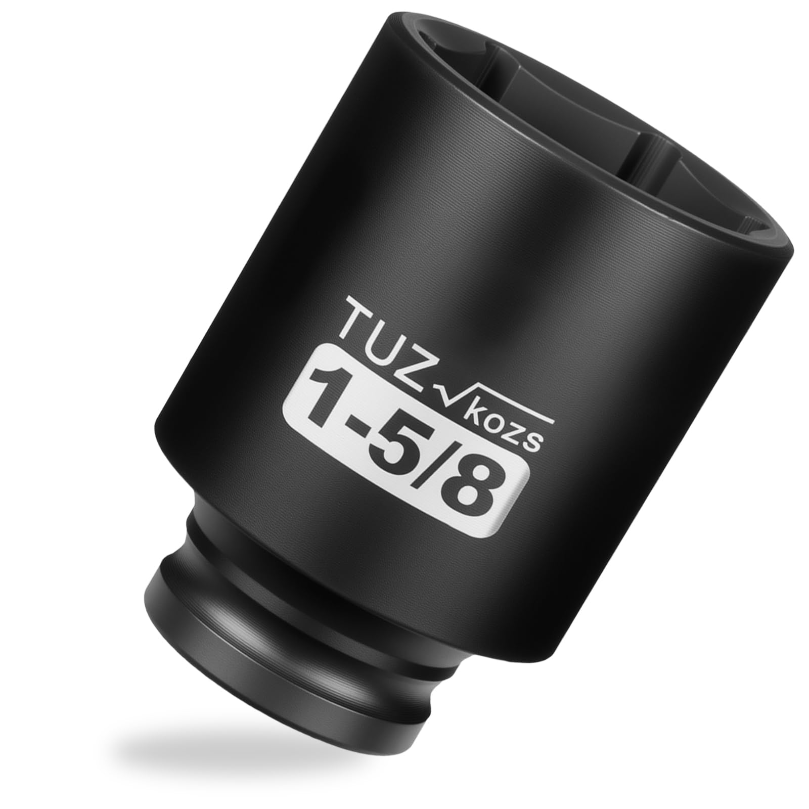 1/2 Inch Drive 1-5/8 Inch Deep SAE 6 Point CR-MO Impact Socket