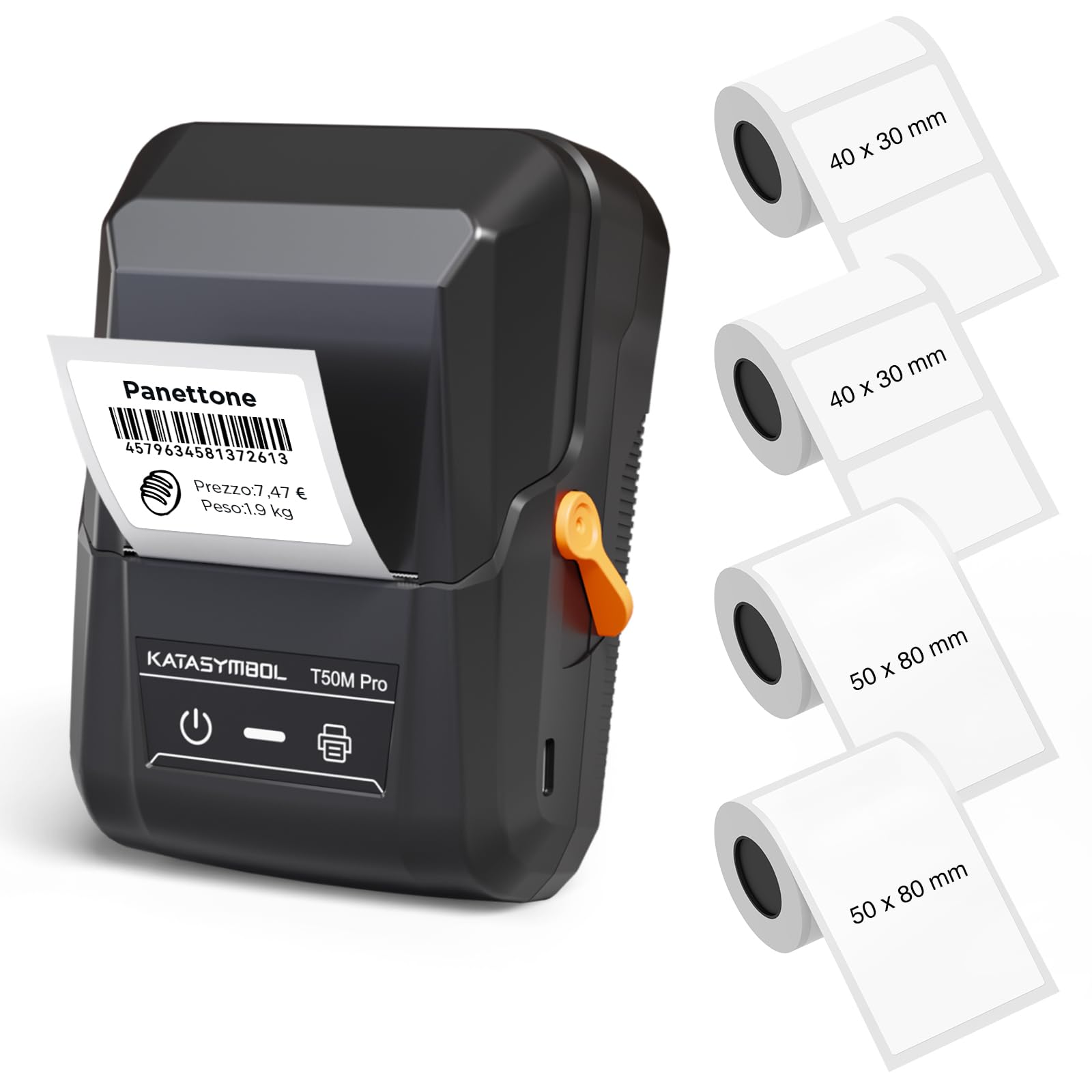 SUPVAN T50M Pro Etichettatrice Bluetooth con 4 Nastri, Set 3