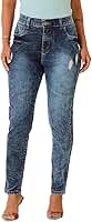 Calça Jeans Feminina com Lycra Slim Cintura Alta Confortável Macia Levanta Bumbum Estilosa