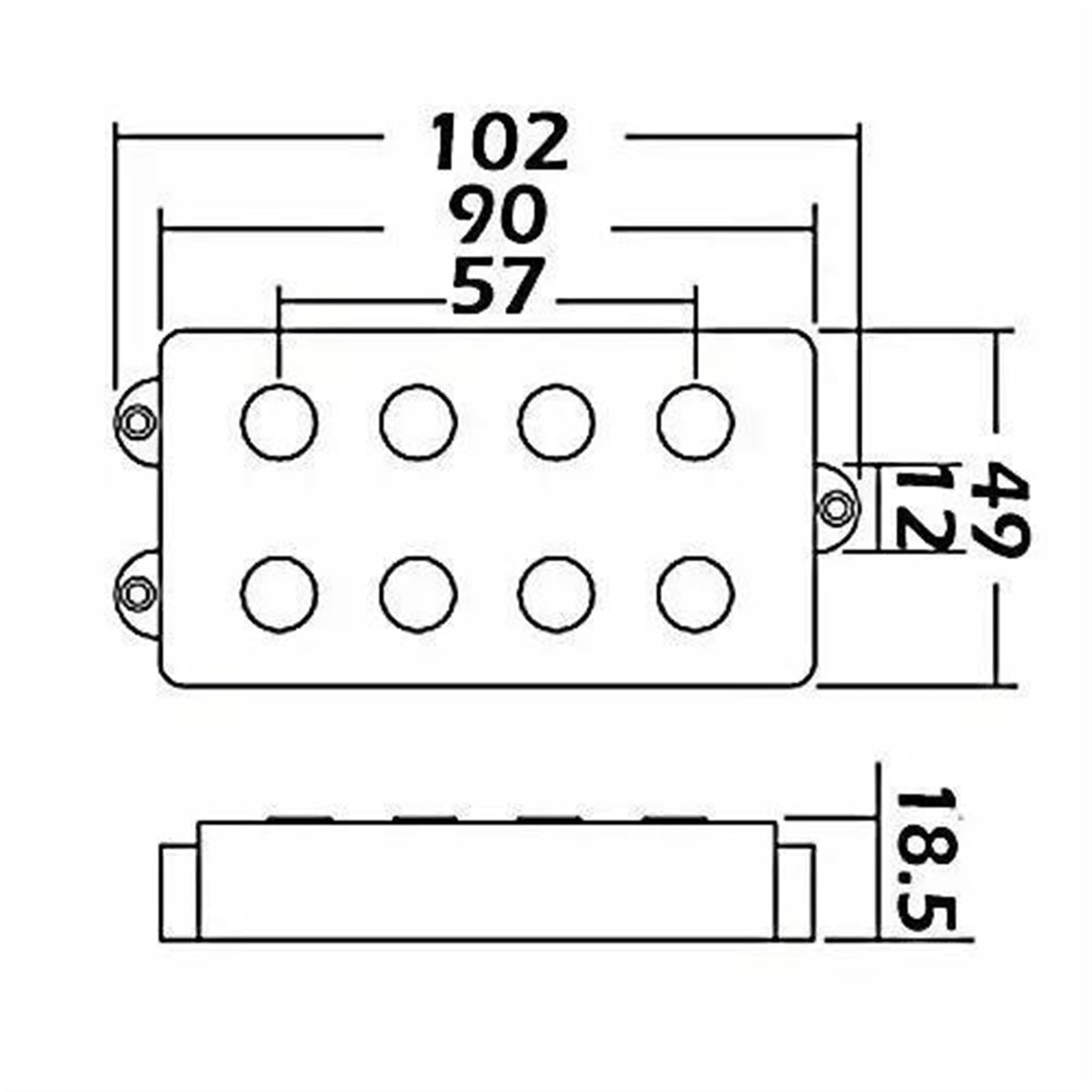 Rofesjonalnych Przetwornik Do Gitary Elektrycznej Przetworniki Humbucker W Kolorze Czarnym