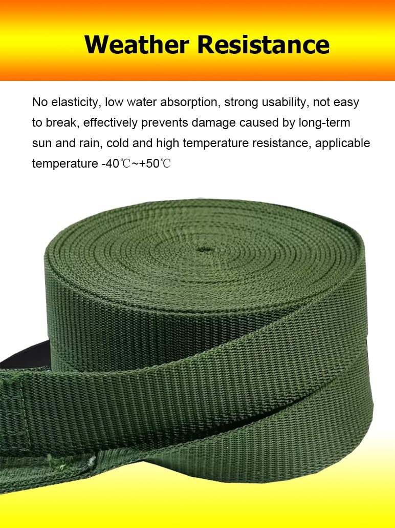 Juego de Correas de Amarre con trinquete de Alta Resistencia de 1-25 m, 3.3-82', 11023 LB de Resistencia a la Rotura, Correas de trinquete for Mover y asegurar(5m/16.4')